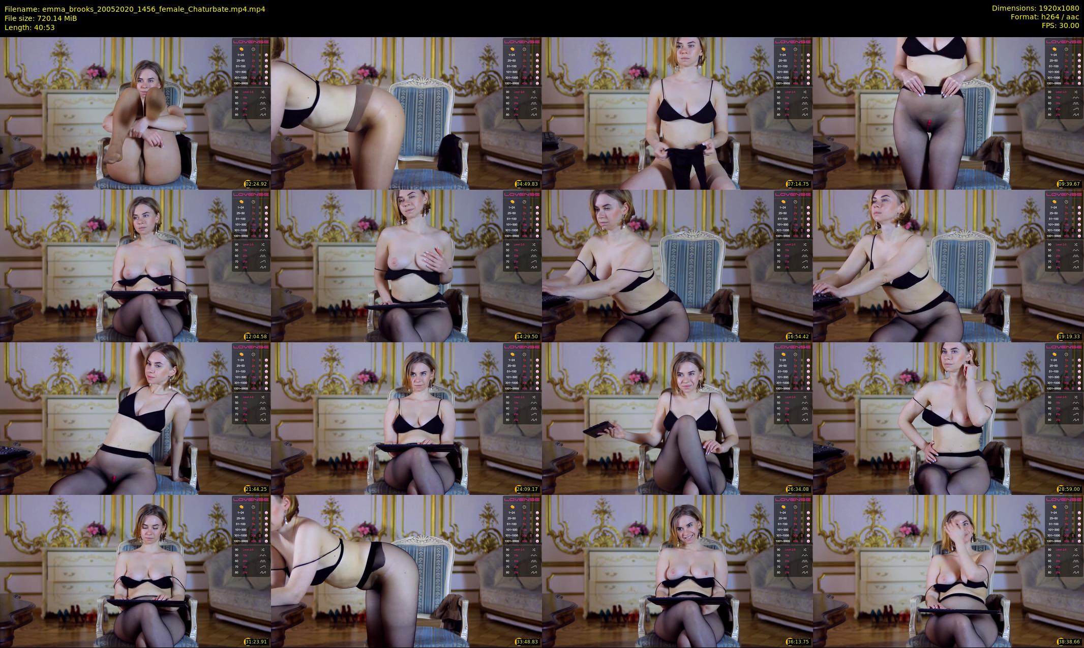 emma_brooks — 41 minute Chaturbate female cam show recording, 1080p, May 20, 2020