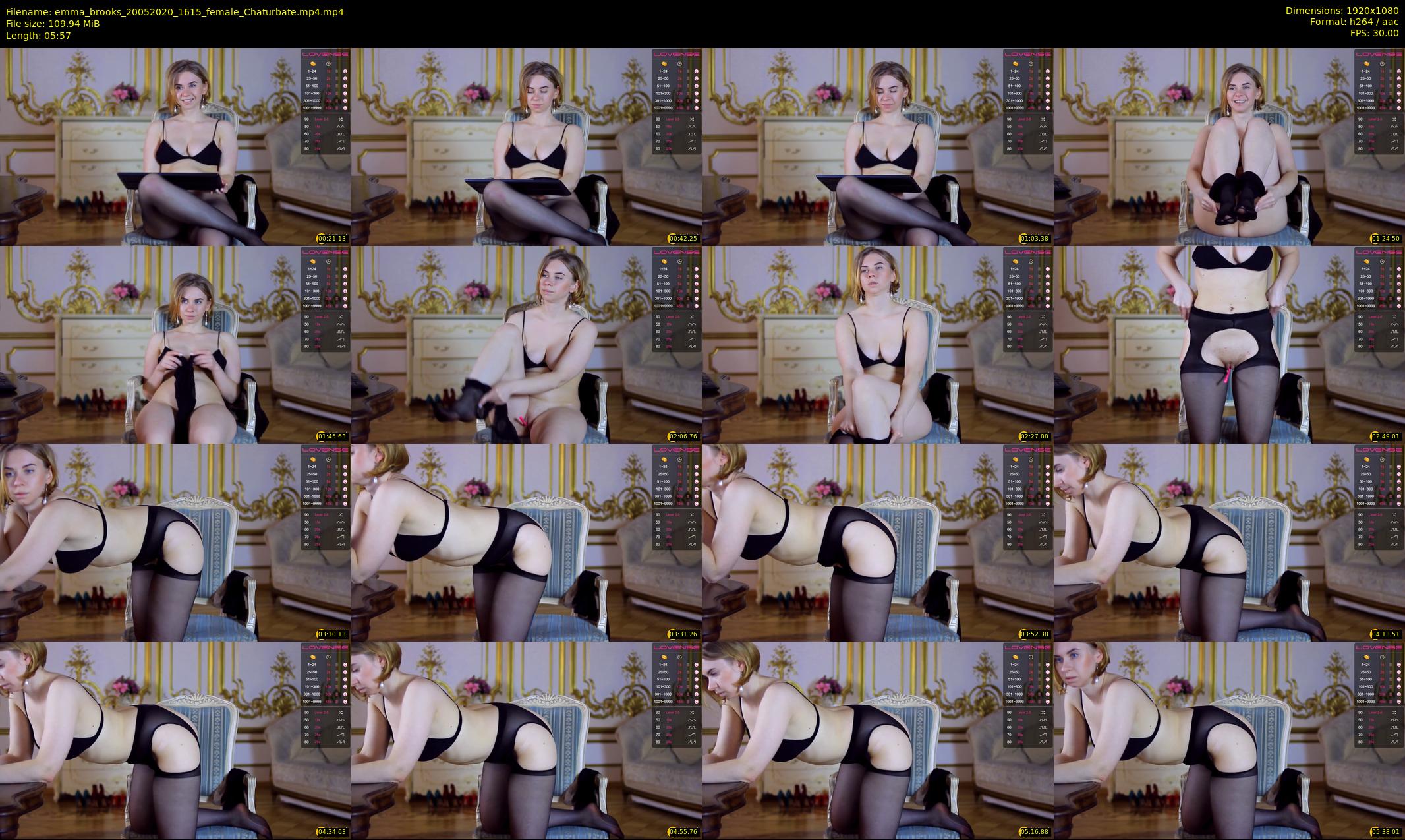 emma_brooks — 6 minute Chaturbate female cam show recording, 1080p, May 20, 2020