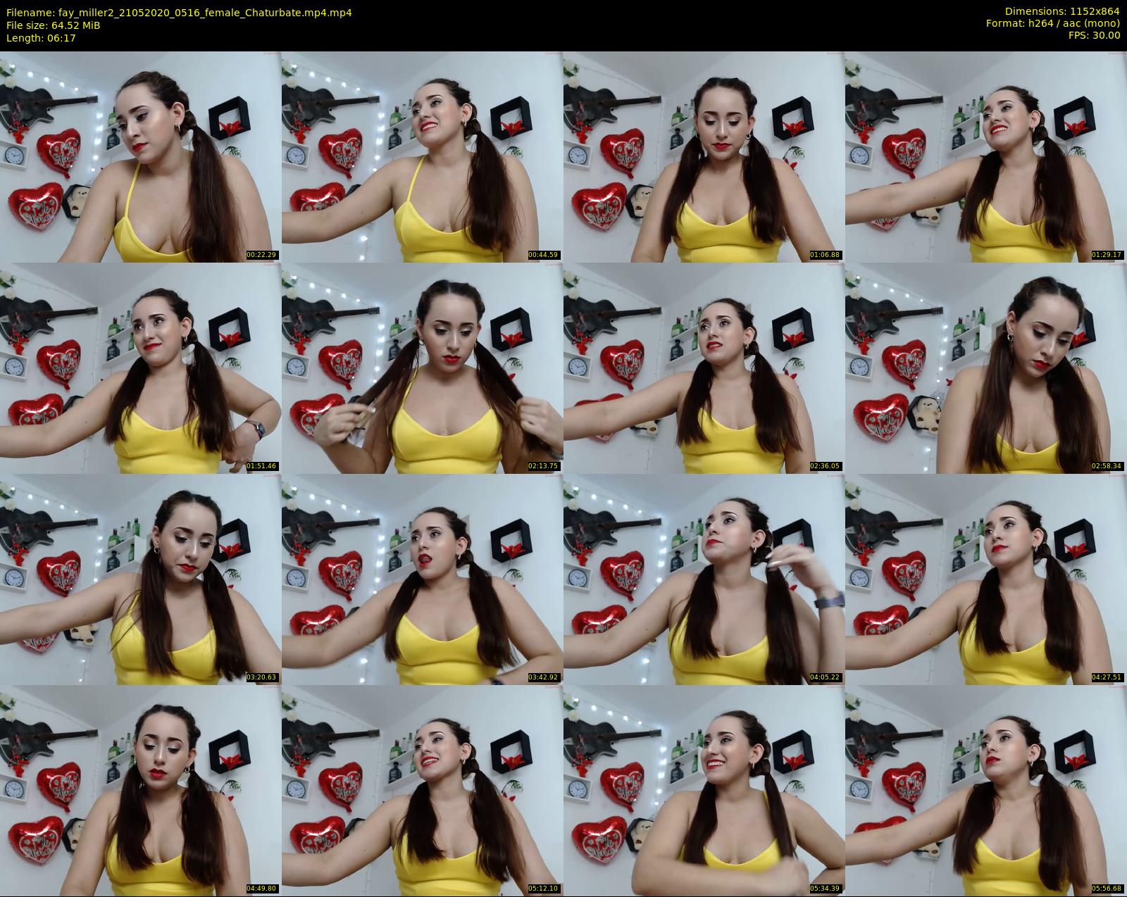 fay_miller2 — 7 minute Chaturbate female cam show recording, 720p, May 21, 2020
