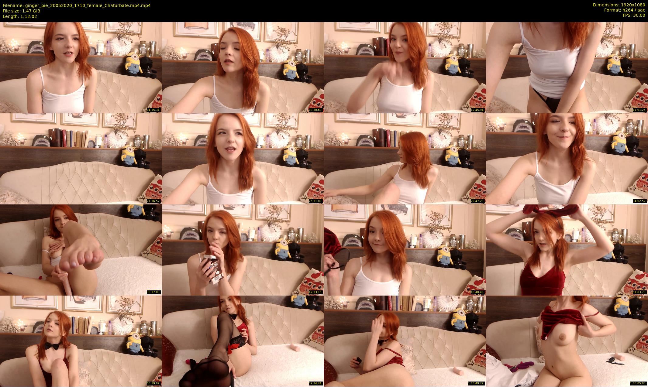 ginger_pie — 73 minute Chaturbate female cam show recording, 1080p, May 20, 2020