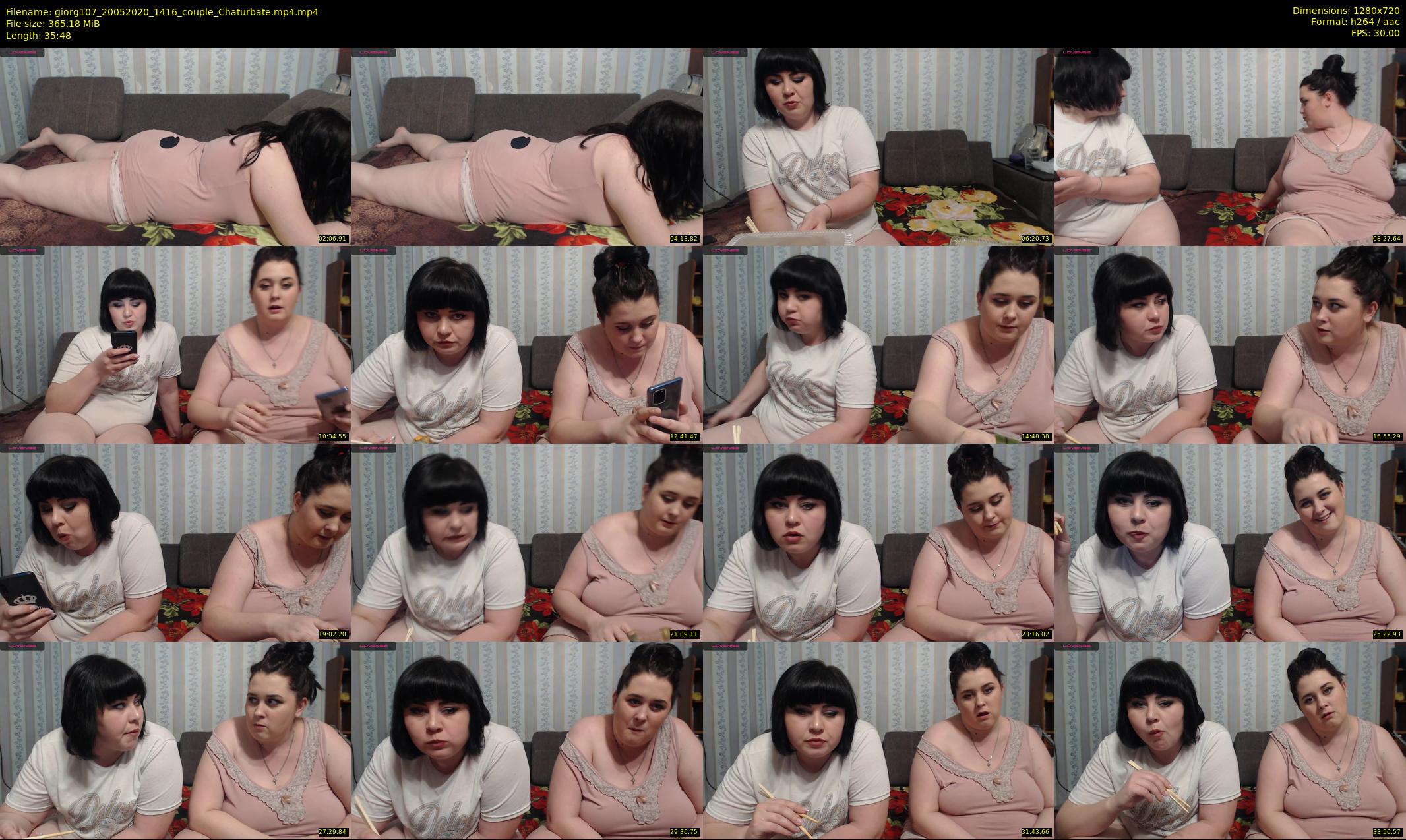 giorg107 — 36 minute Chaturbate couple cam show recording, 720p, May 20, 2020
