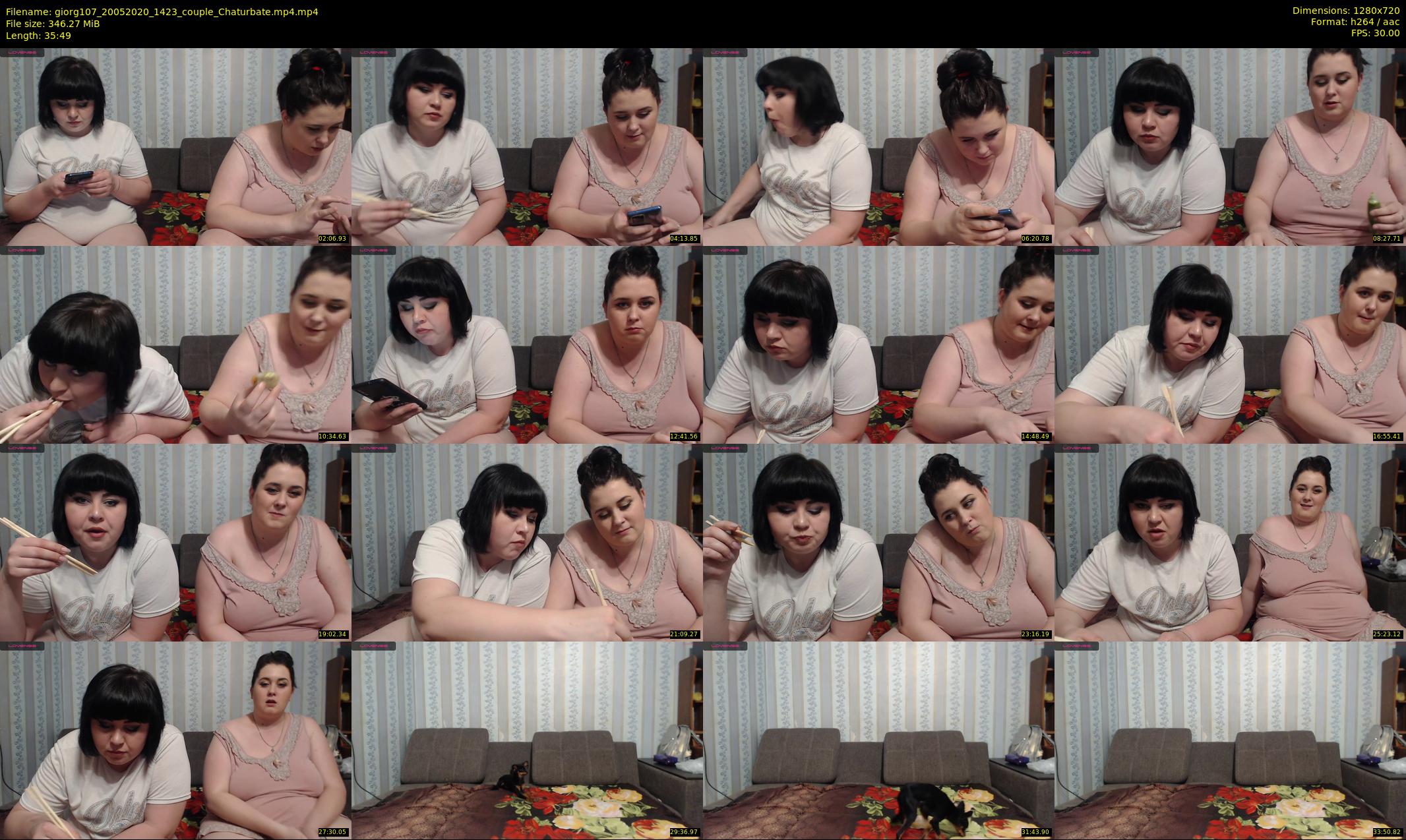 giorg107 — 36 minute Chaturbate couple cam show recording, 720p, May 20, 2020