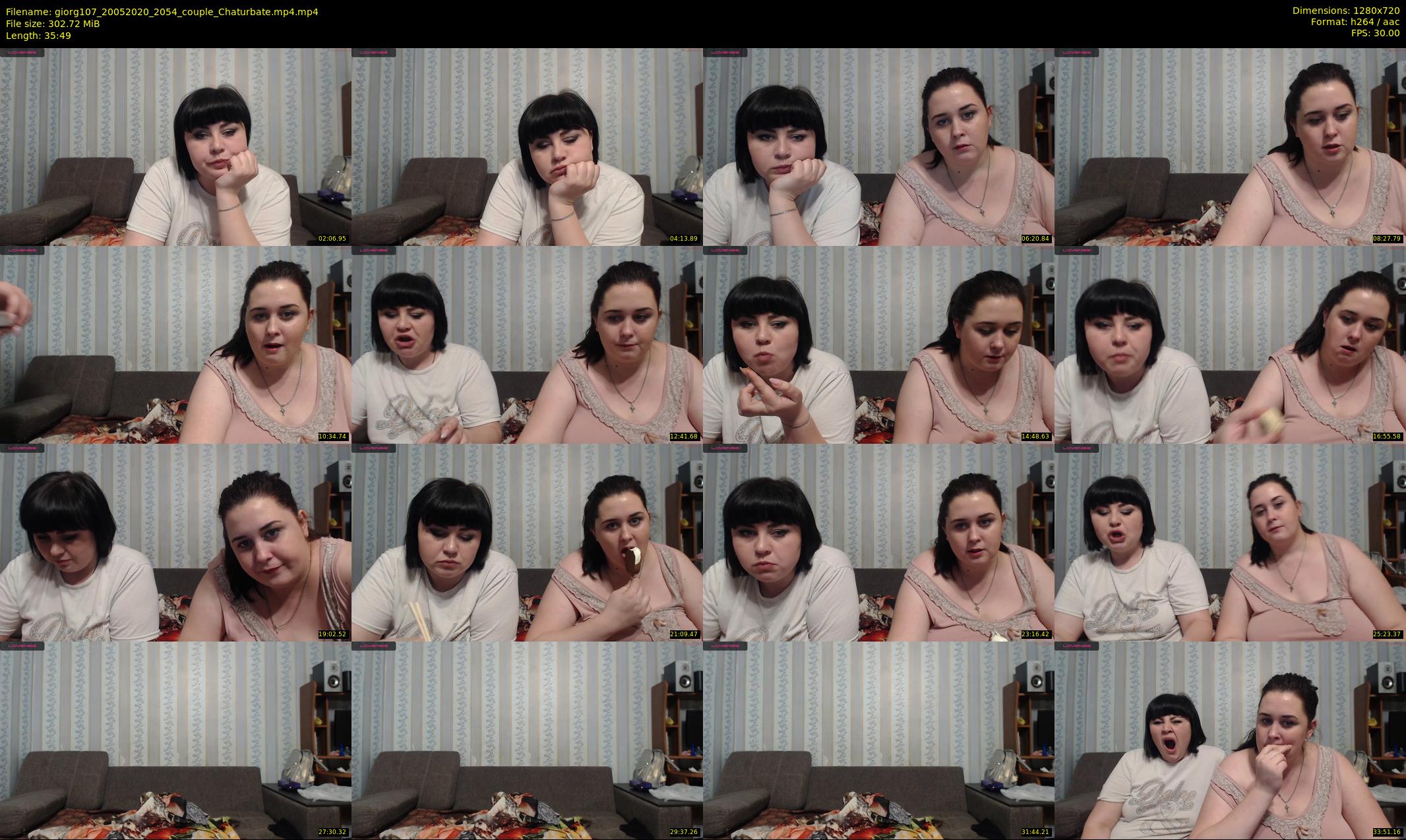 giorg107 — 36 minute Chaturbate couple cam show recording, 720p, May 20, 2020