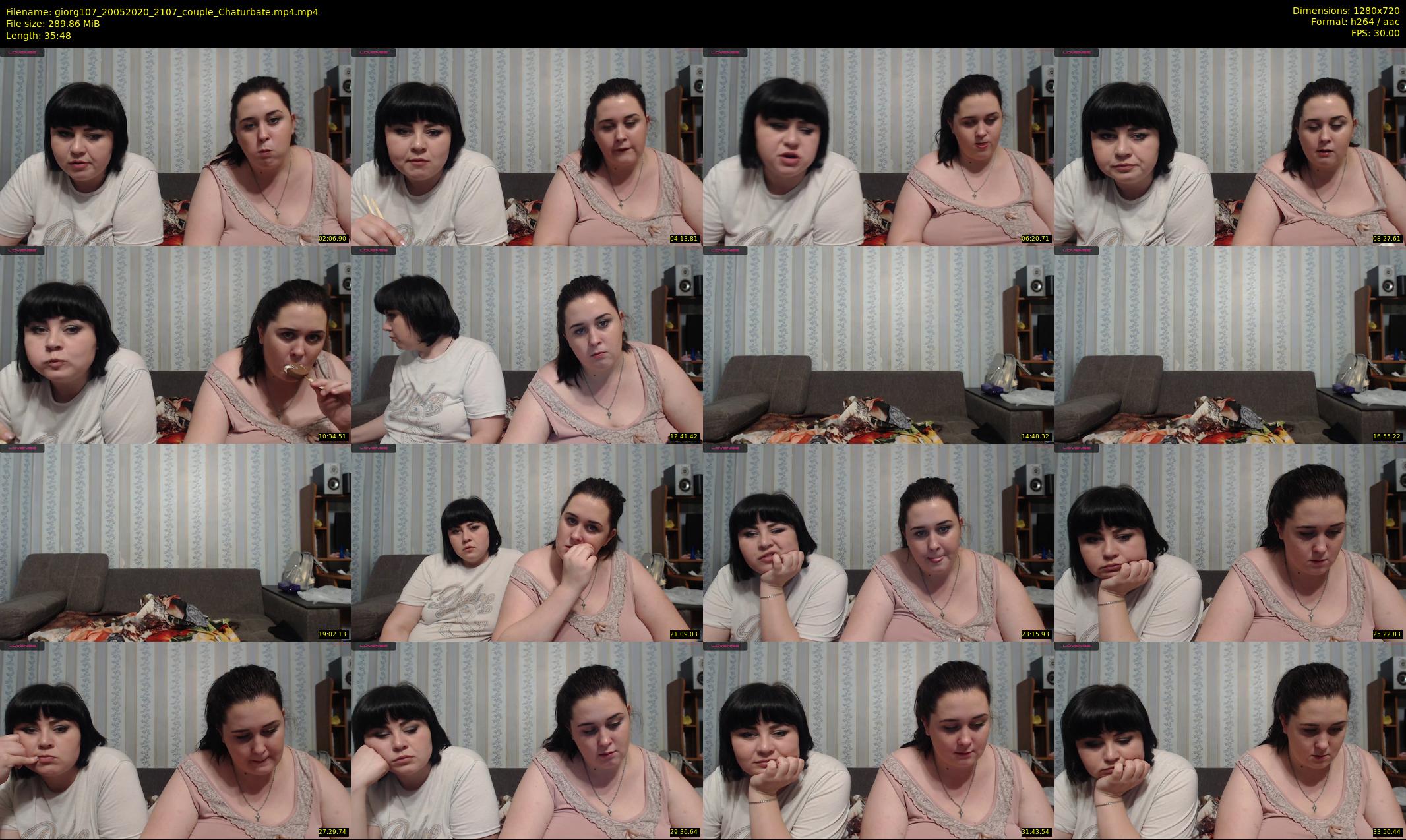 giorg107 — 36 minute Chaturbate couple cam show recording, 720p, May 20, 2020