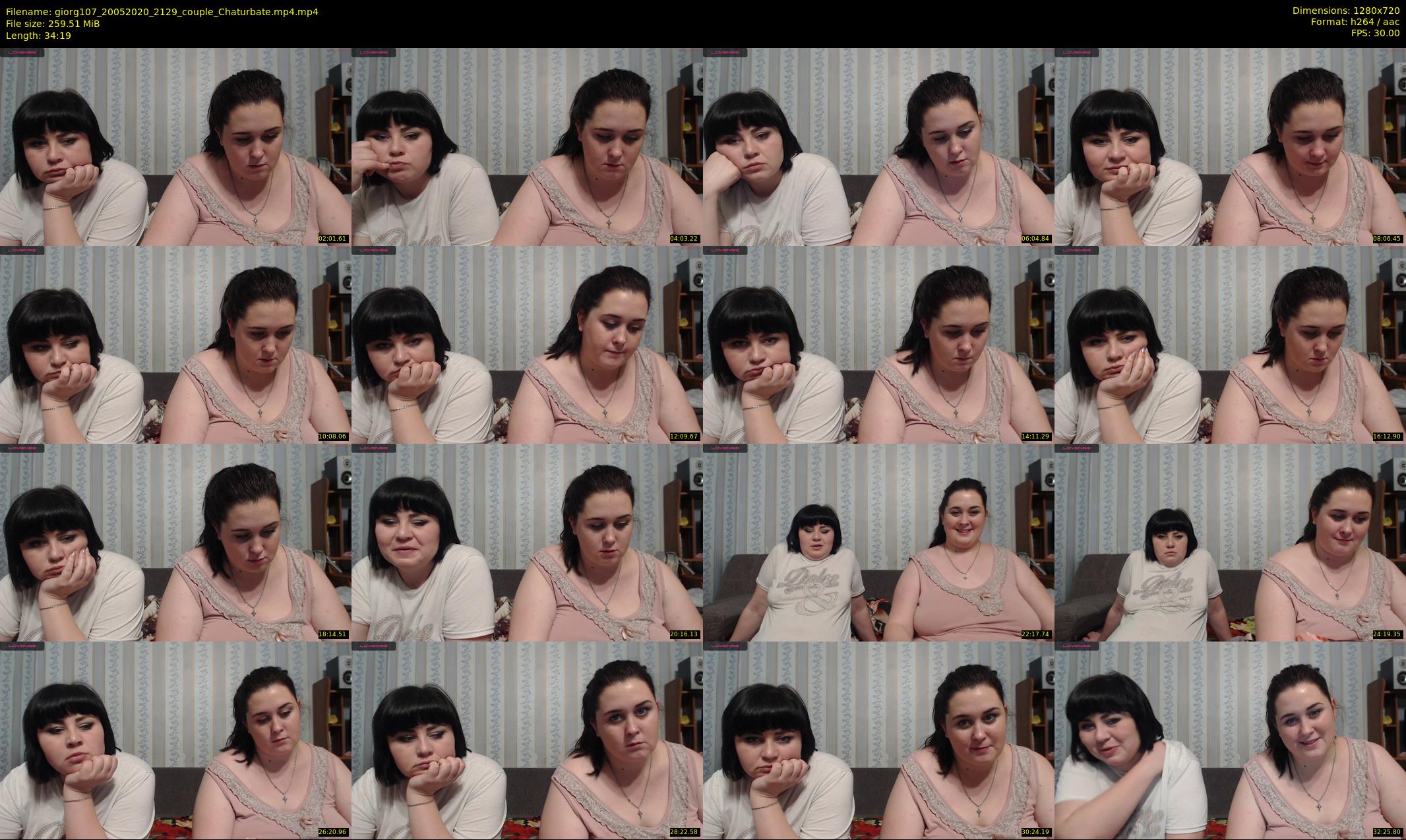 giorg107 — 35 minute Chaturbate couple cam show recording, 720p, May 20, 2020