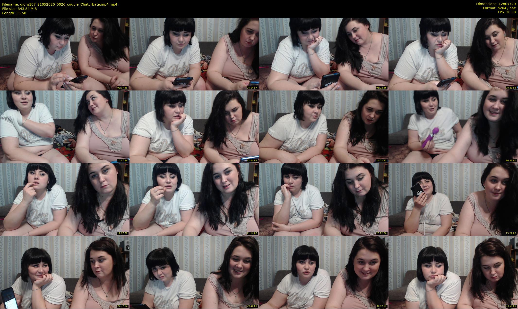 giorg107 — 36 minute Chaturbate couple cam show recording, 720p, May 21, 2020