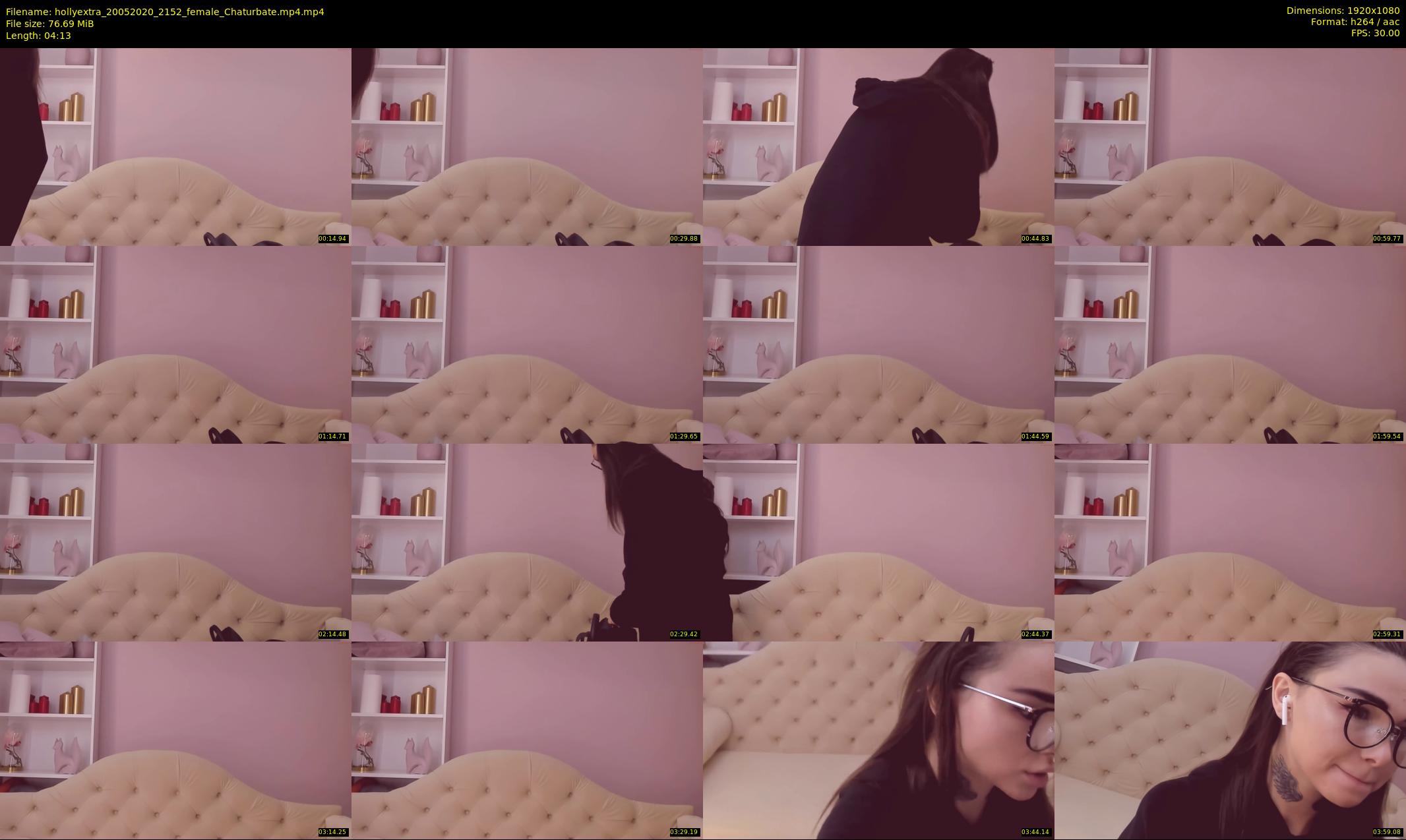 hollyextra — 5 minute Chaturbate female cam show recording, 1080p, May 20, 2020