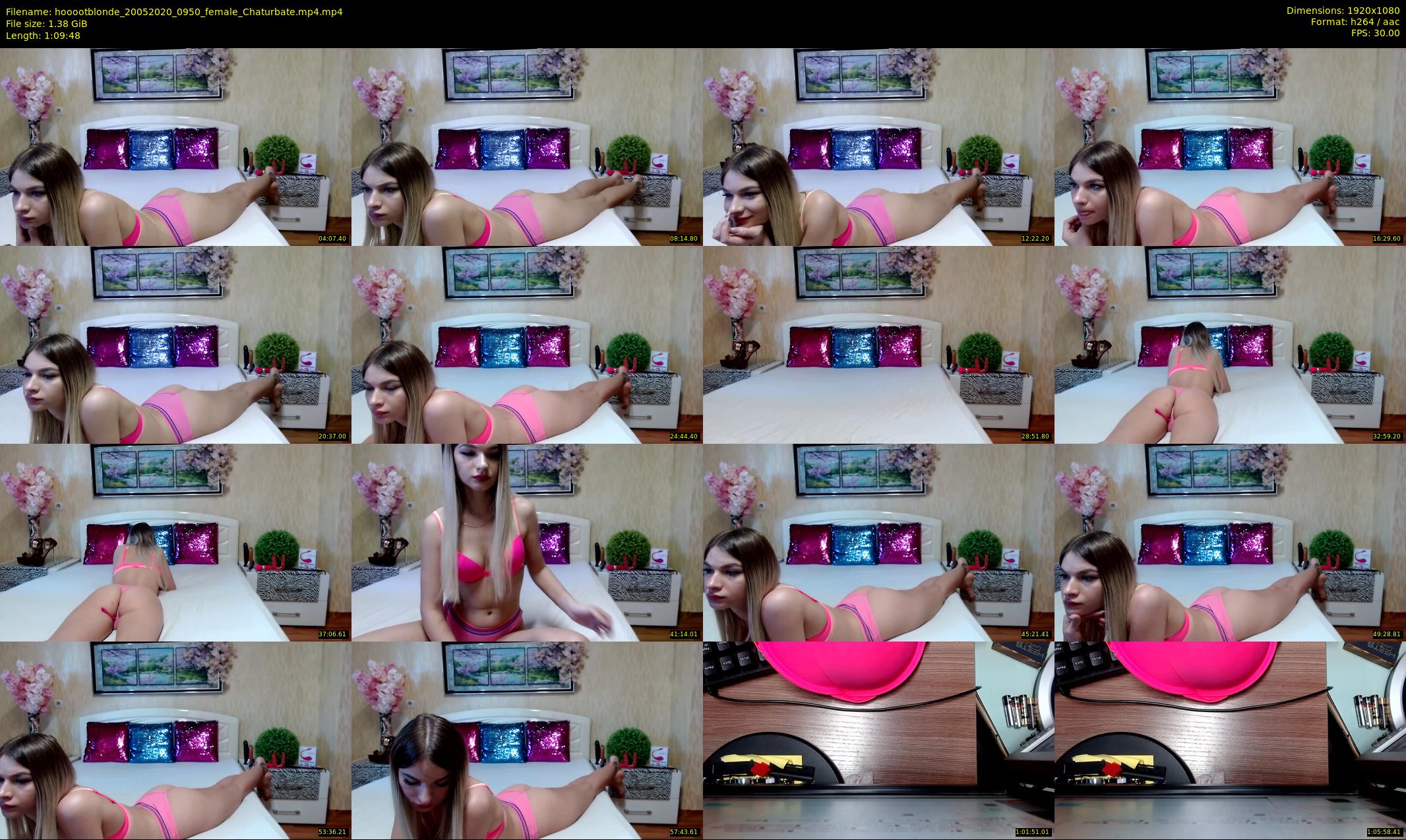 hooootblonde — 70 minute Chaturbate female cam show recording, 1080p, May 20, 2020