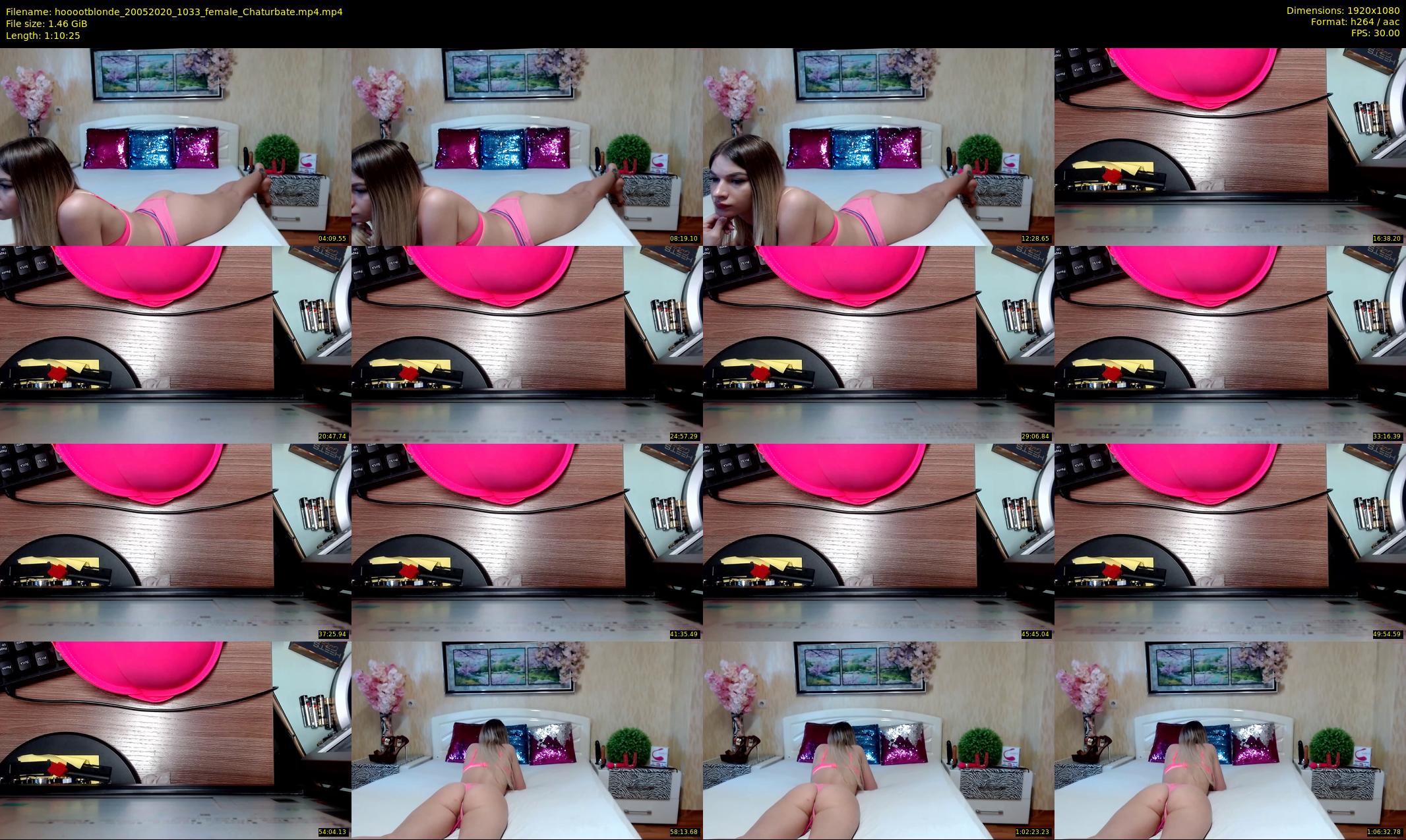 hooootblonde — 71 minute Chaturbate female cam show recording, 1080p, May 20, 2020