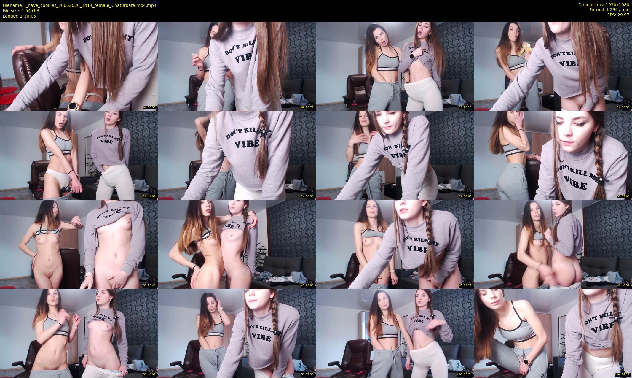 i_have_cookies — 71 minute Chaturbate female cam show recording, 1080p, May 20, 2020