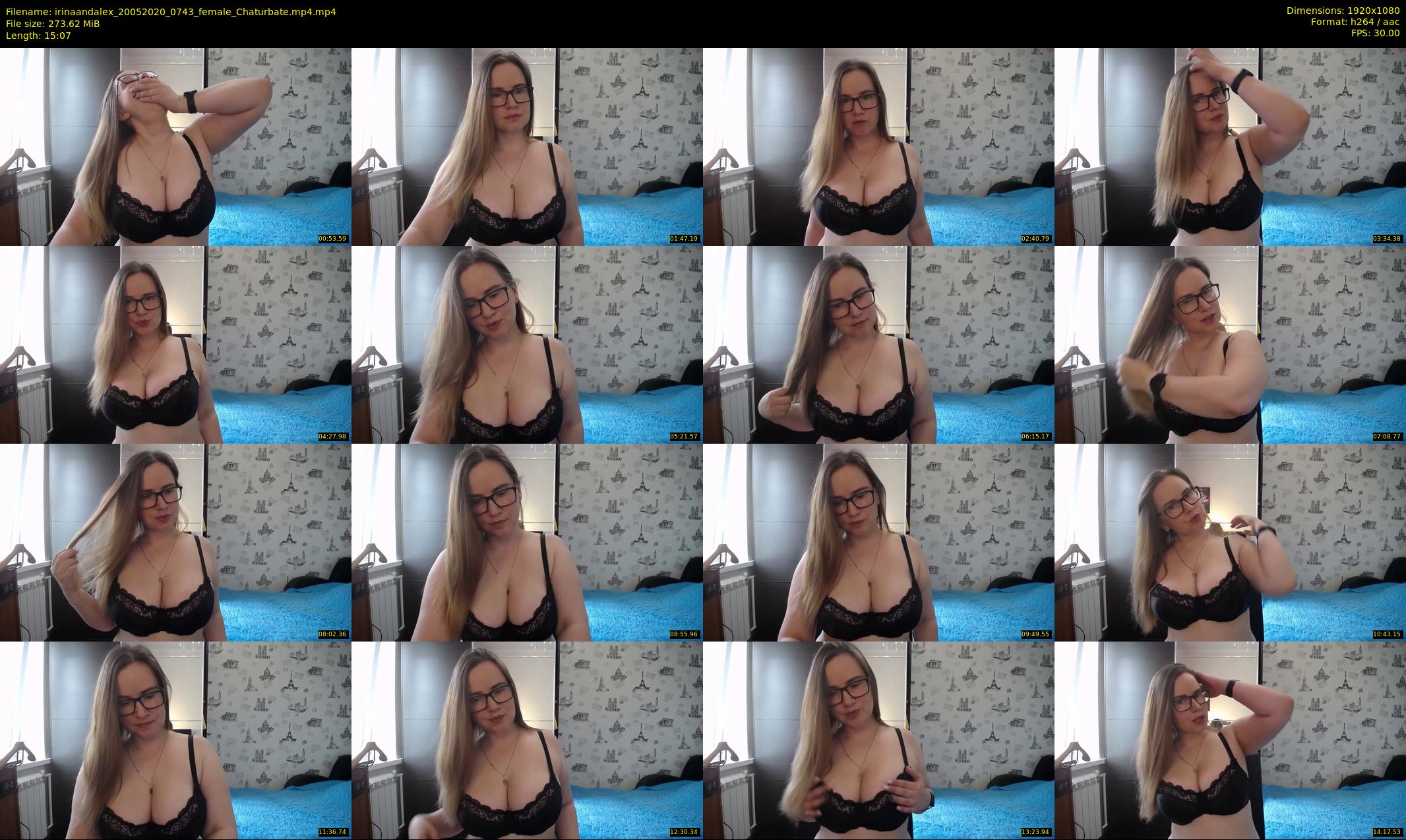 irinaandalex — 16 minute Chaturbate couple cam show recording, 1080p, May 20, 2020