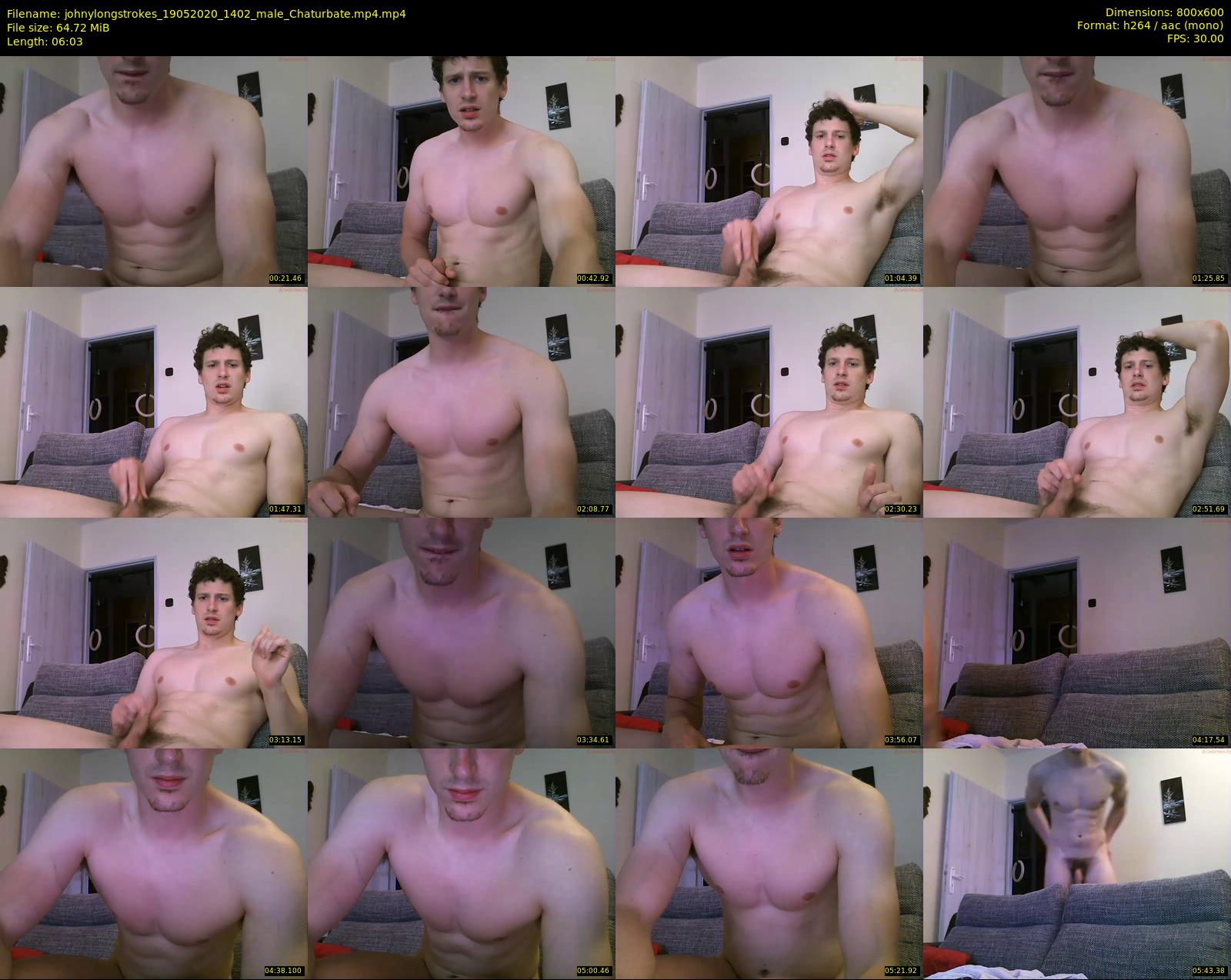 johnylongstrokes — 7 minute Chaturbate male cam show recording, 480p, May 19, 2020
