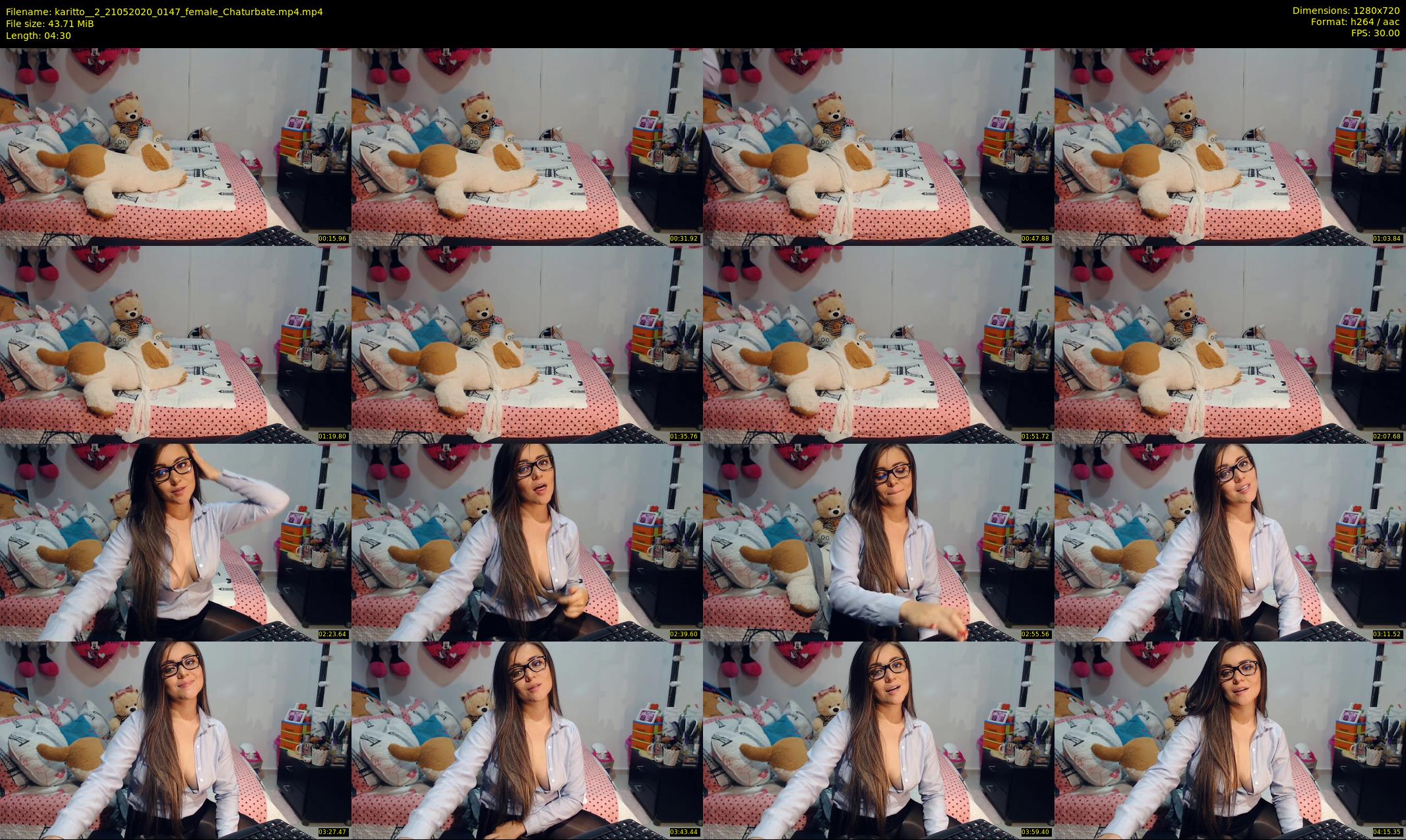 karitto__2 — 5 minute Chaturbate female cam show recording, 720p, May 21, 2020