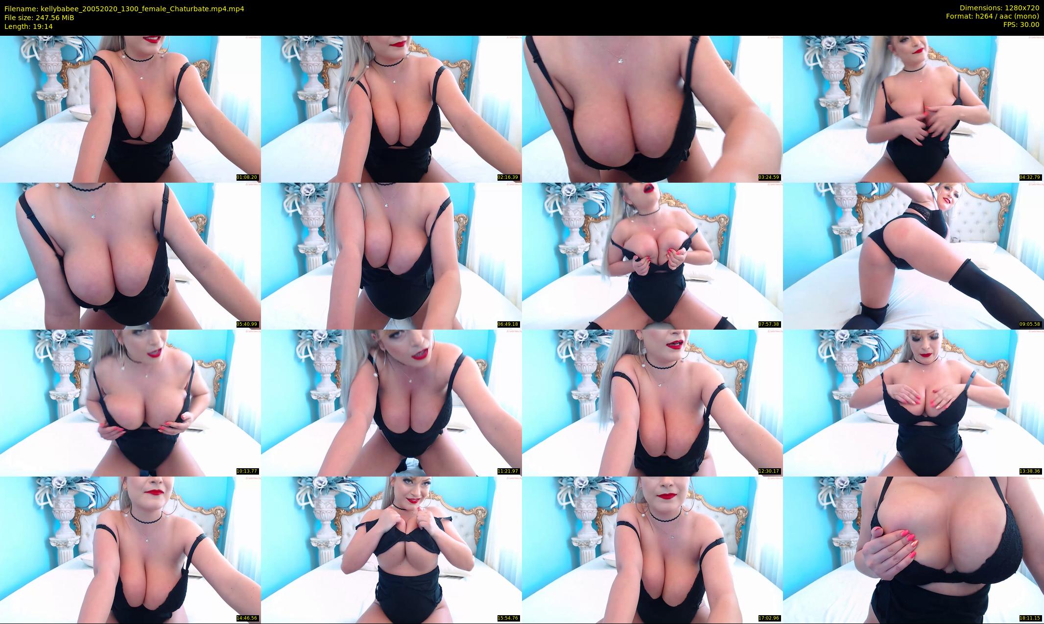 kellybabee — 20 minute Chaturbate female cam show recording, 720p, May 20, 2020