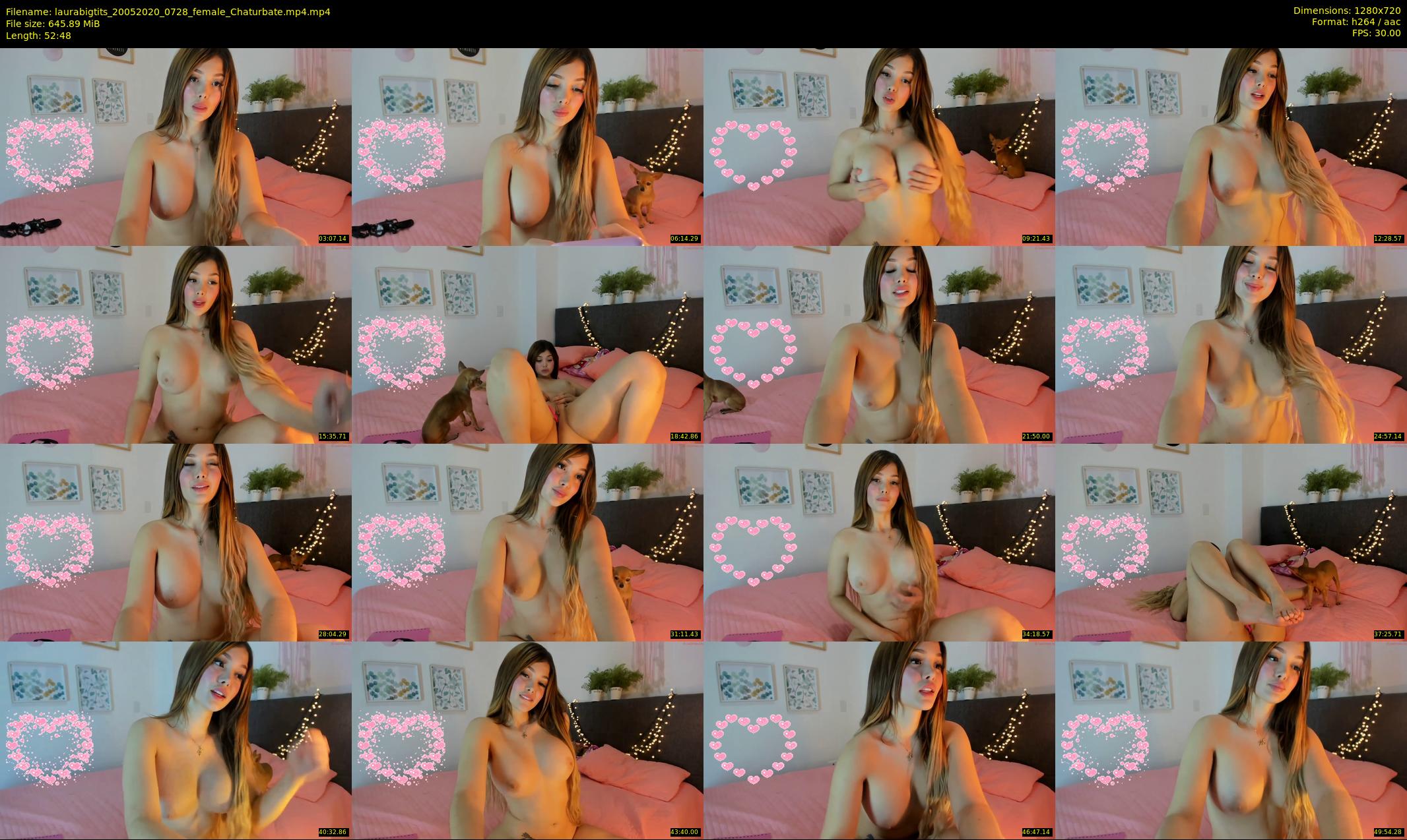 laurabigtits — 53 minute Chaturbate female cam show recording, 720p, May 20, 2020