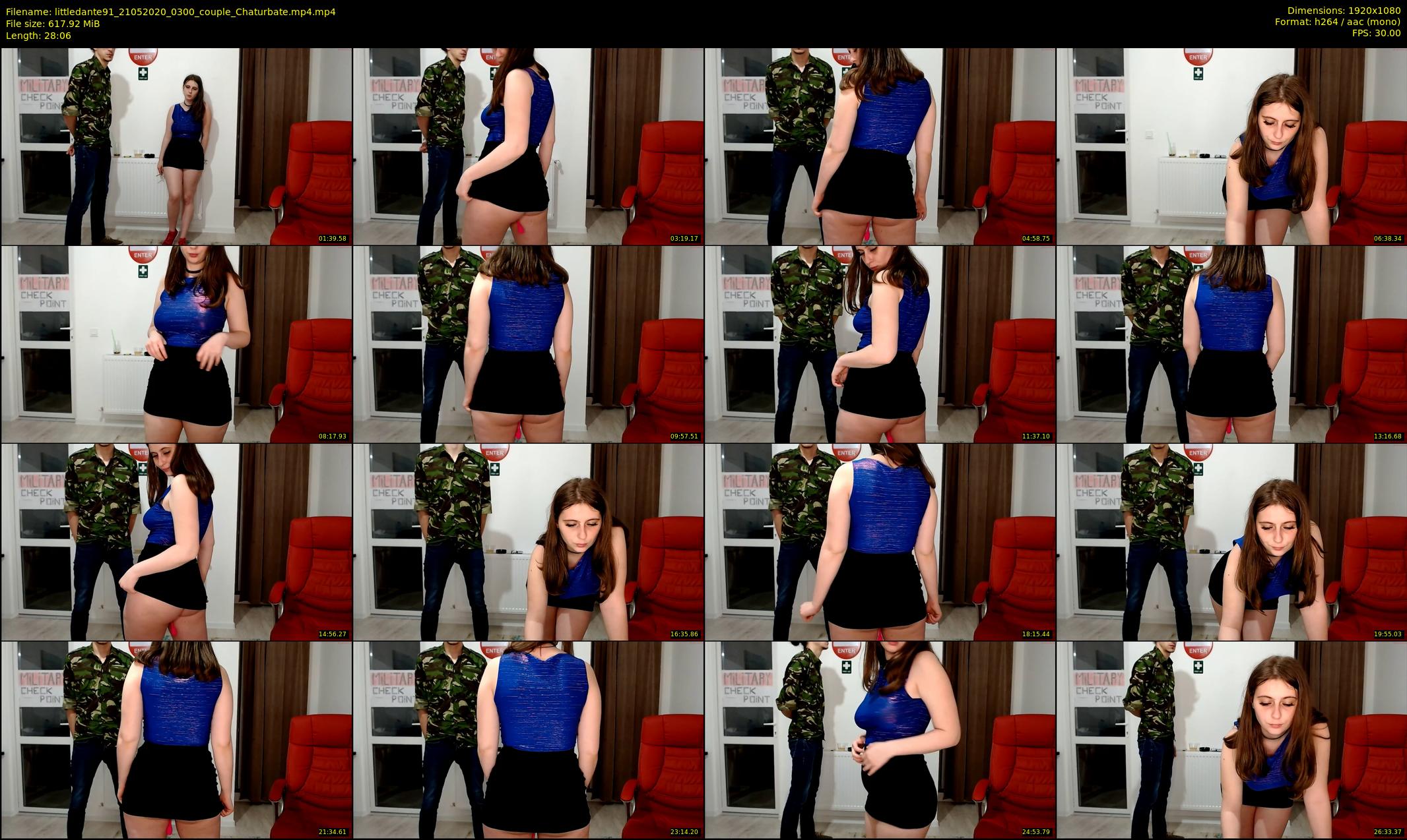 littledante91 — 29 minute Chaturbate couple cam show recording, 1080p, May 21, 2020