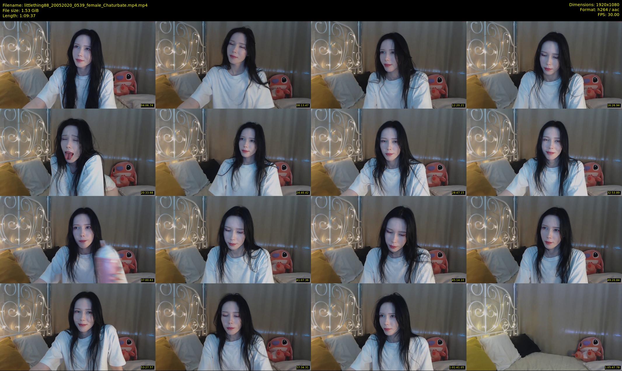 littlething88 — 70 minute Chaturbate female cam show recording, 1080p, May 20, 2020