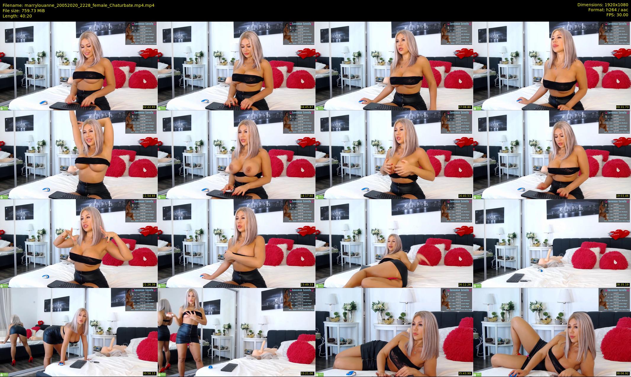 marrylouanne — 41 minute Chaturbate female cam show recording, 1080p, May 20, 2020
