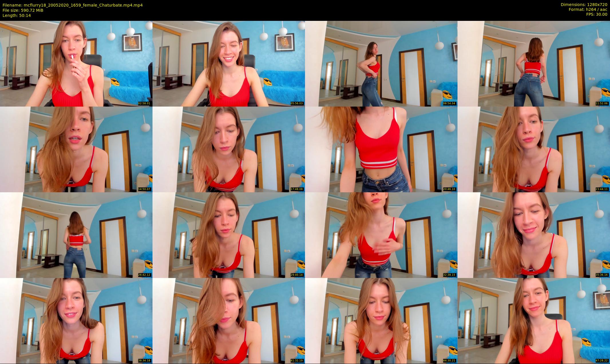 mcflurry18 — 51 minute Chaturbate female cam show recording, 720p, May 20, 2020