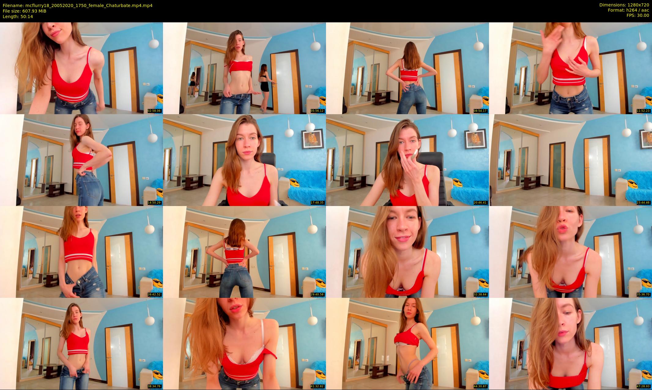 mcflurry18 — 51 minute Chaturbate female cam show recording, 720p, May 20, 2020