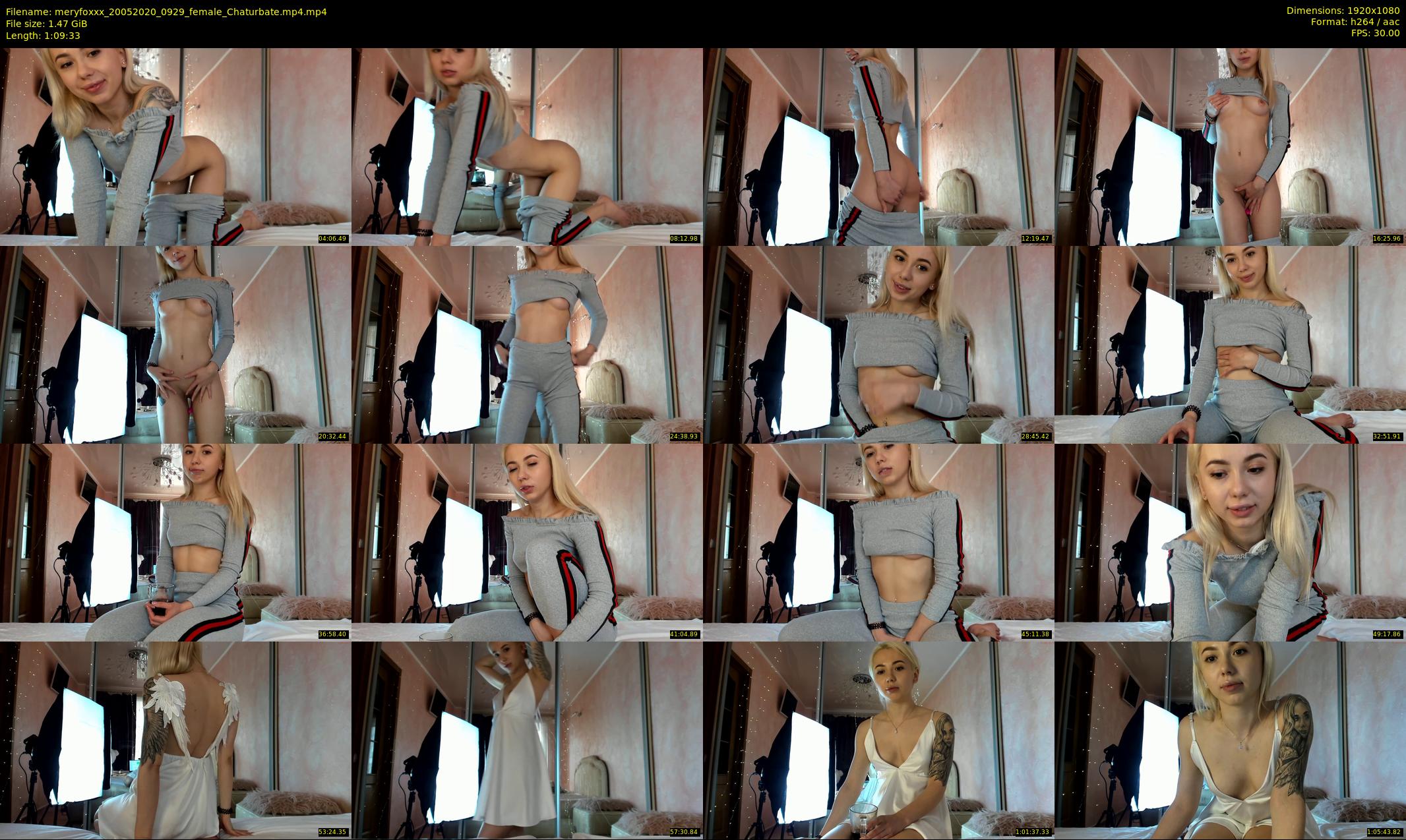 meryfoxxx — 70 minute Chaturbate female cam show recording, 1080p, May 20, 2020