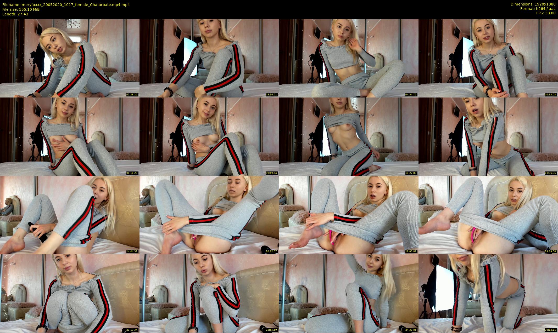 meryfoxxx — 28 minute Chaturbate female cam show recording, 1080p, May 20, 2020