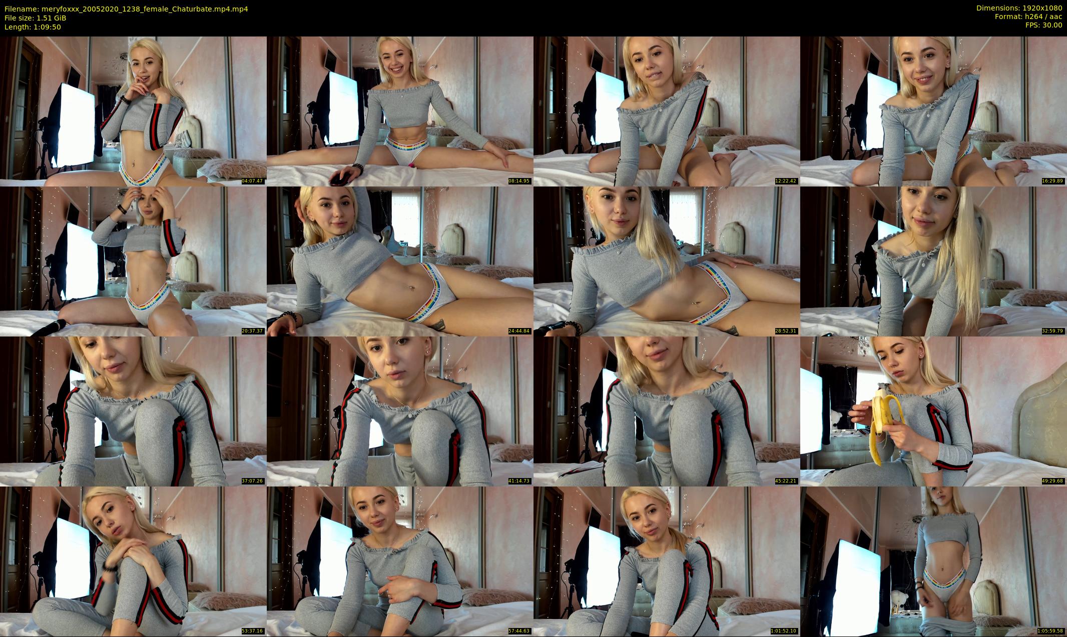 meryfoxxx — 70 minute Chaturbate female cam show recording, 1080p, May 20, 2020