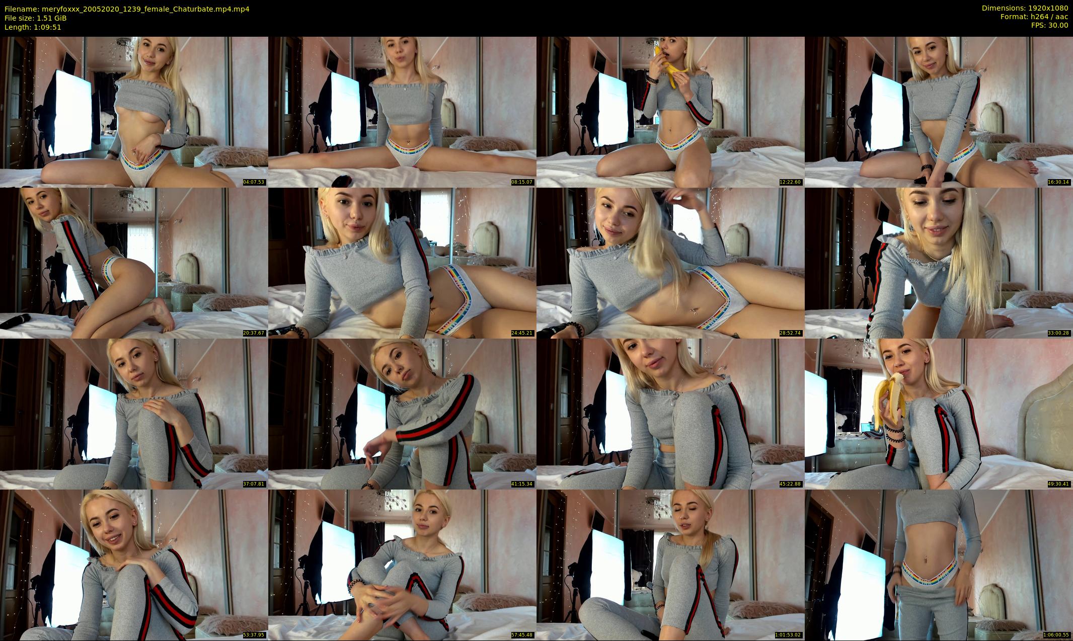 meryfoxxx — 70 minute Chaturbate female cam show recording, 1080p, May 20, 2020