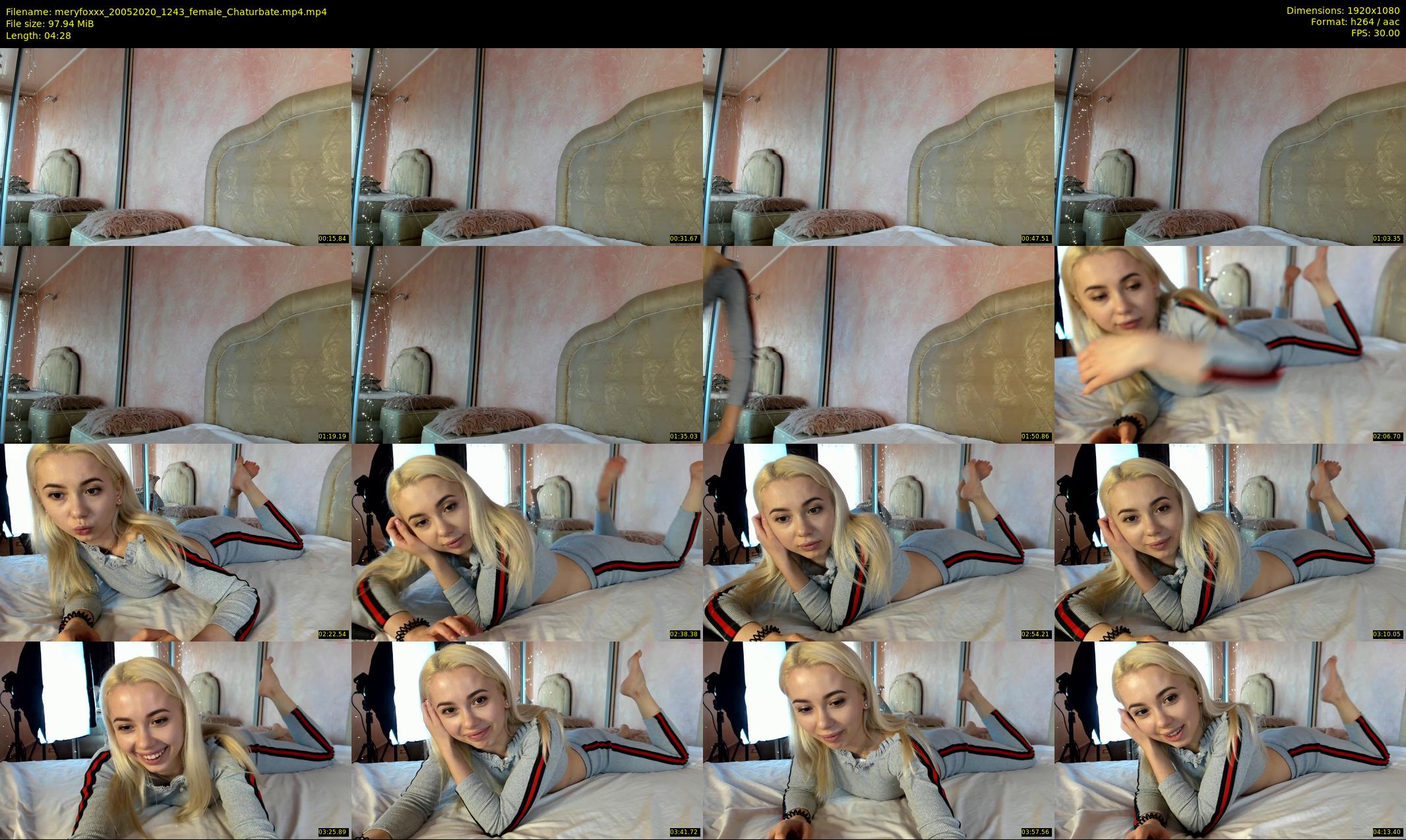 meryfoxxx — 5 minute Chaturbate female cam show recording, 1080p, May 20, 2020