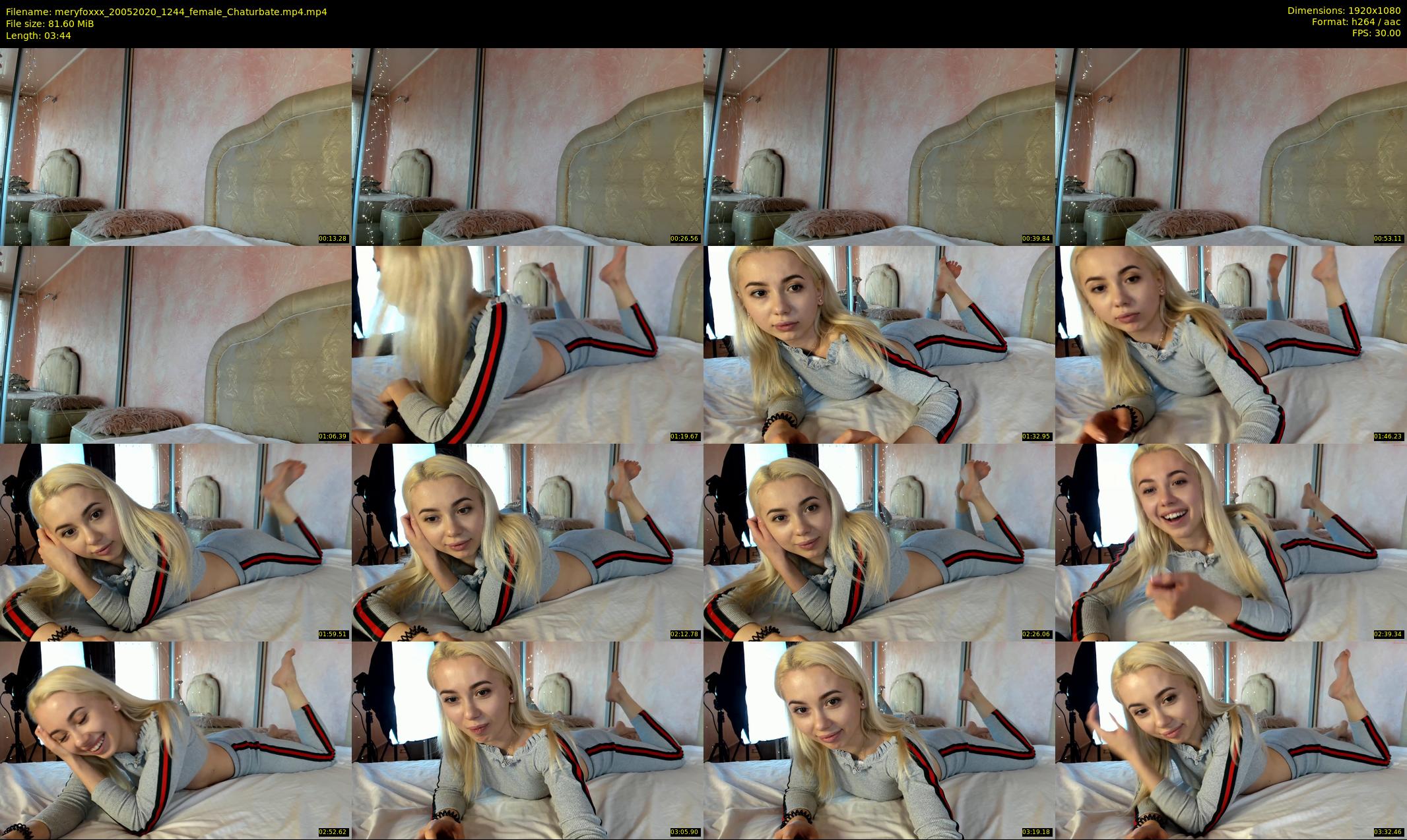 meryfoxxx — 4 minute Chaturbate female cam show recording, 1080p, May 20, 2020