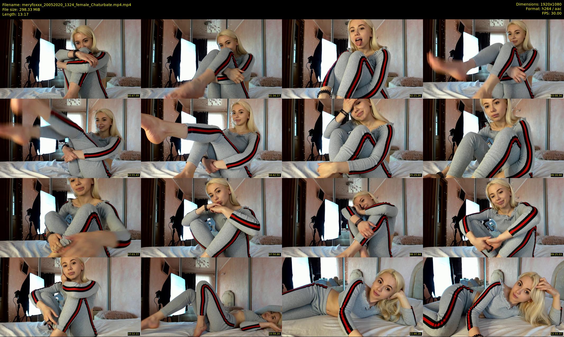 meryfoxxx — 14 minute Chaturbate female cam show recording, 1080p, May 20, 2020