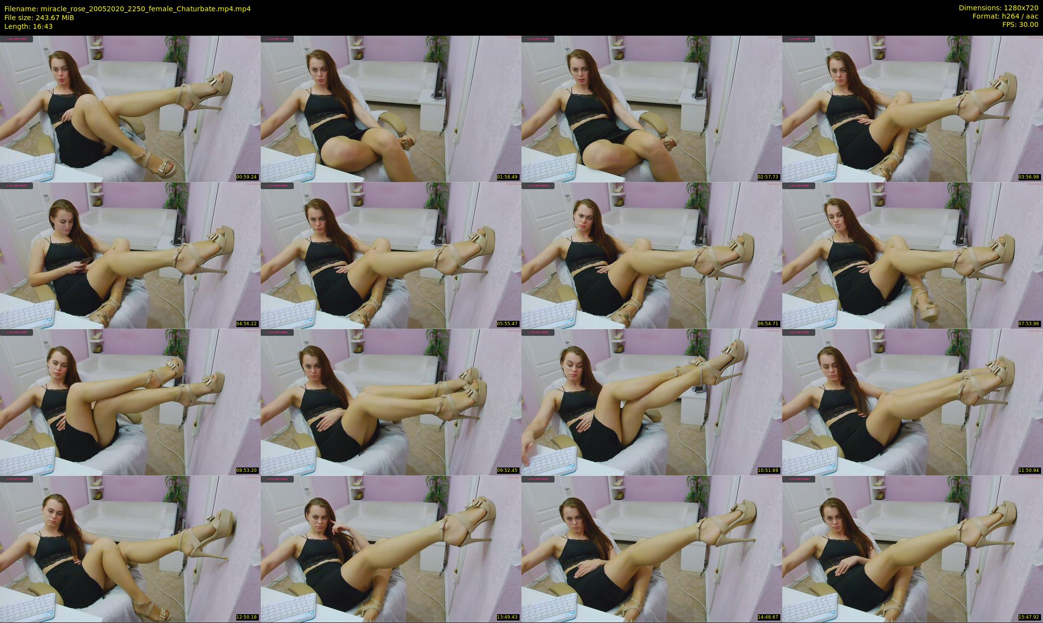miracle_rose — 17 minute Chaturbate female cam show recording, 720p, May 20, 2020