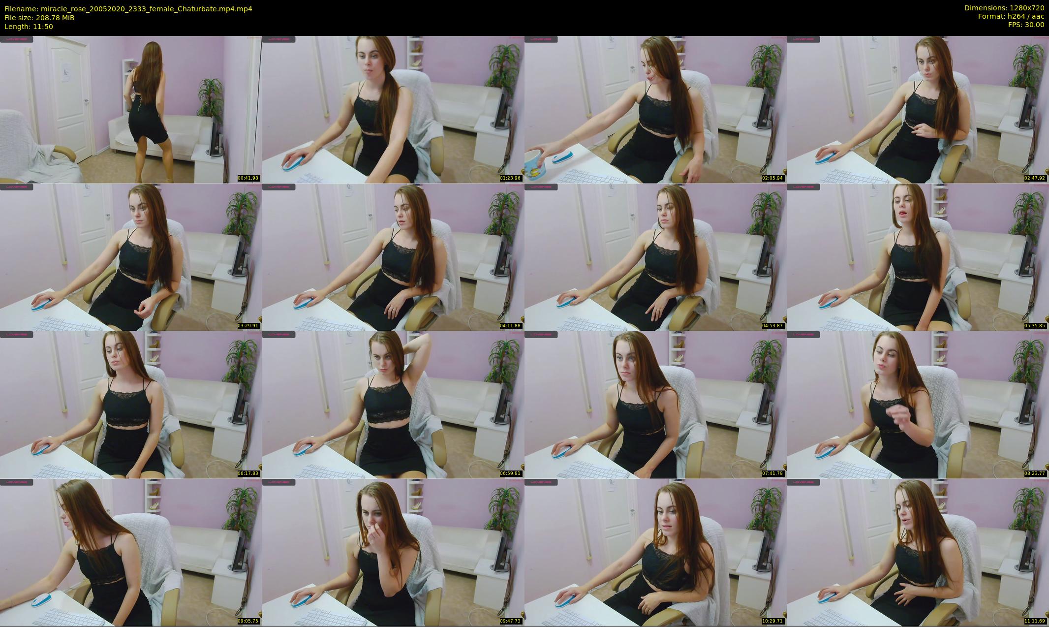 miracle_rose — 12 minute Chaturbate female cam show recording, 720p, May 20, 2020