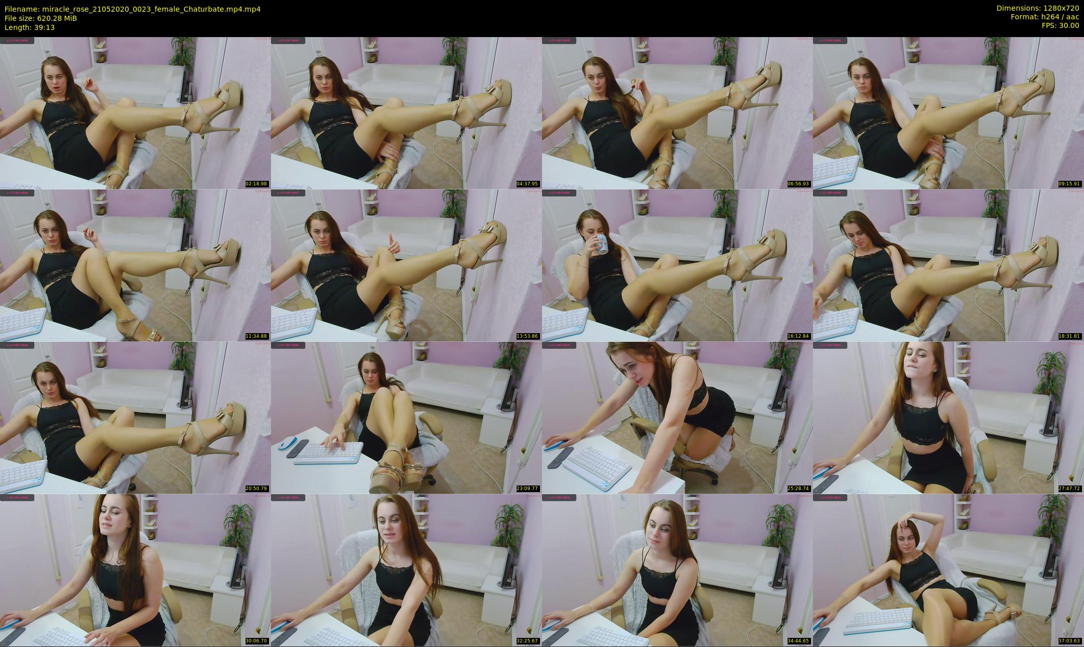miracle_rose — 40 minute Chaturbate female cam show recording, 720p, May 21, 2020
