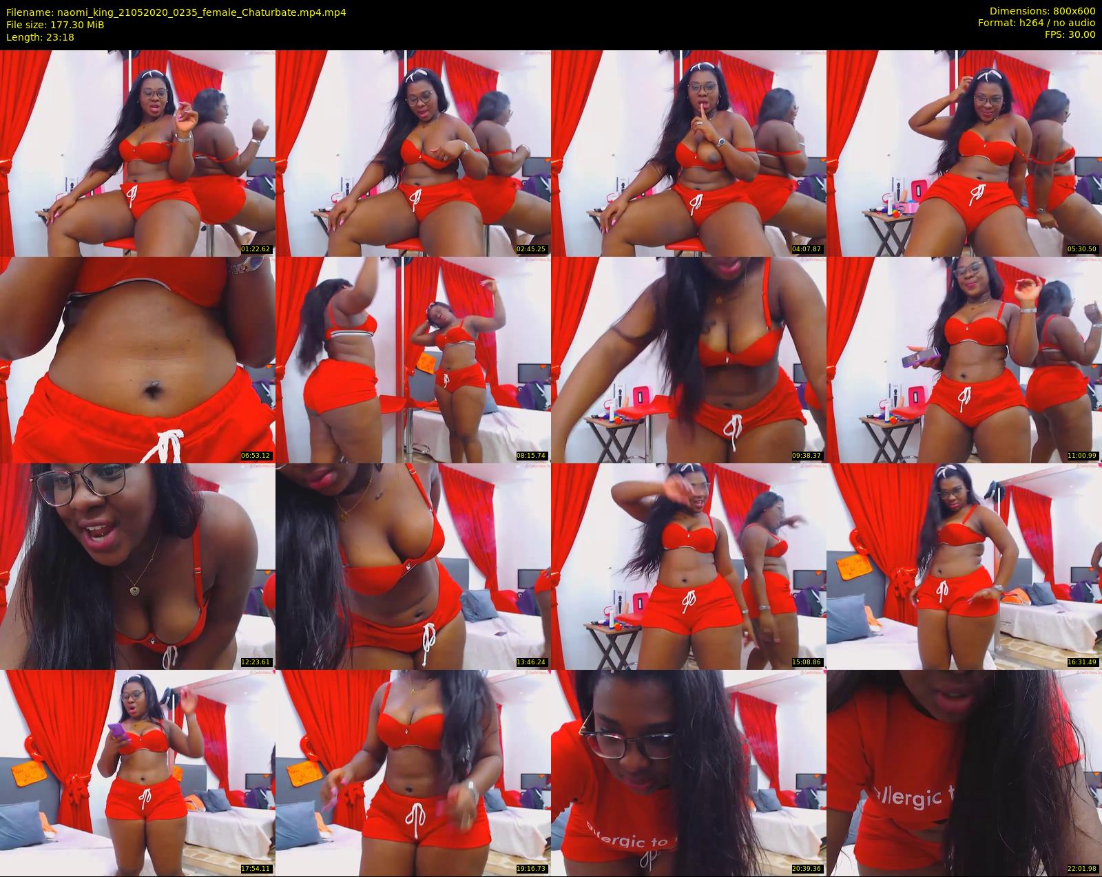 naomi_king — 24 minute Chaturbate female cam show recording, 480p, May 21, 2020