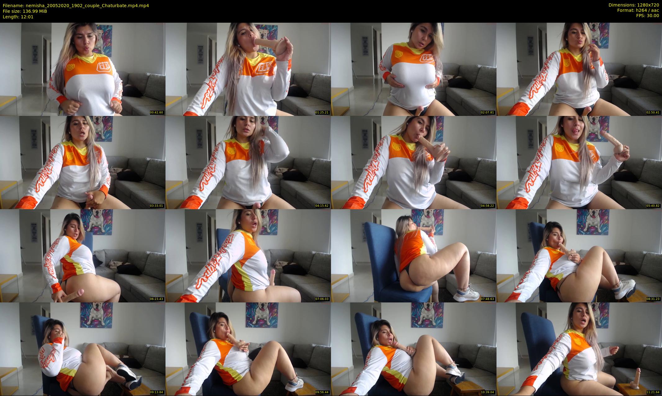nemisha — 13 minute Chaturbate female cam show recording, 720p, May 20, 2020
