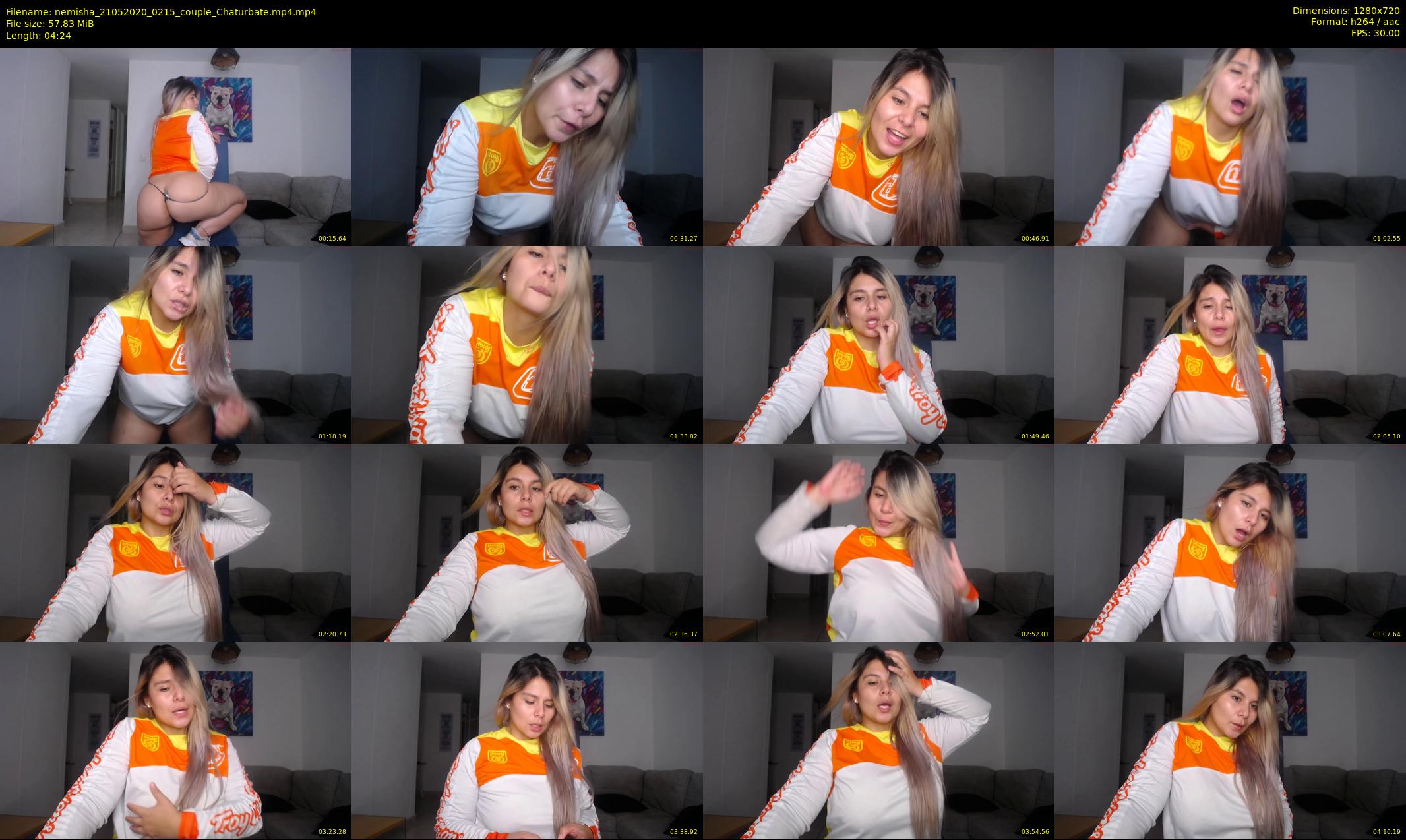 nemisha — 5 minute Chaturbate female cam show recording, 720p, May 21, 2020