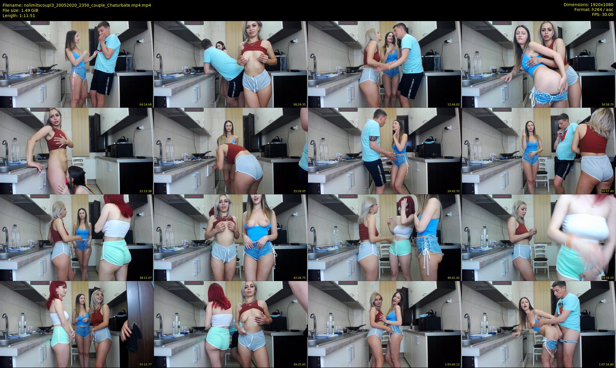 nolimitscoupl3 — 72 minute Chaturbate couple cam show recording, 1080p, May 20, 2020