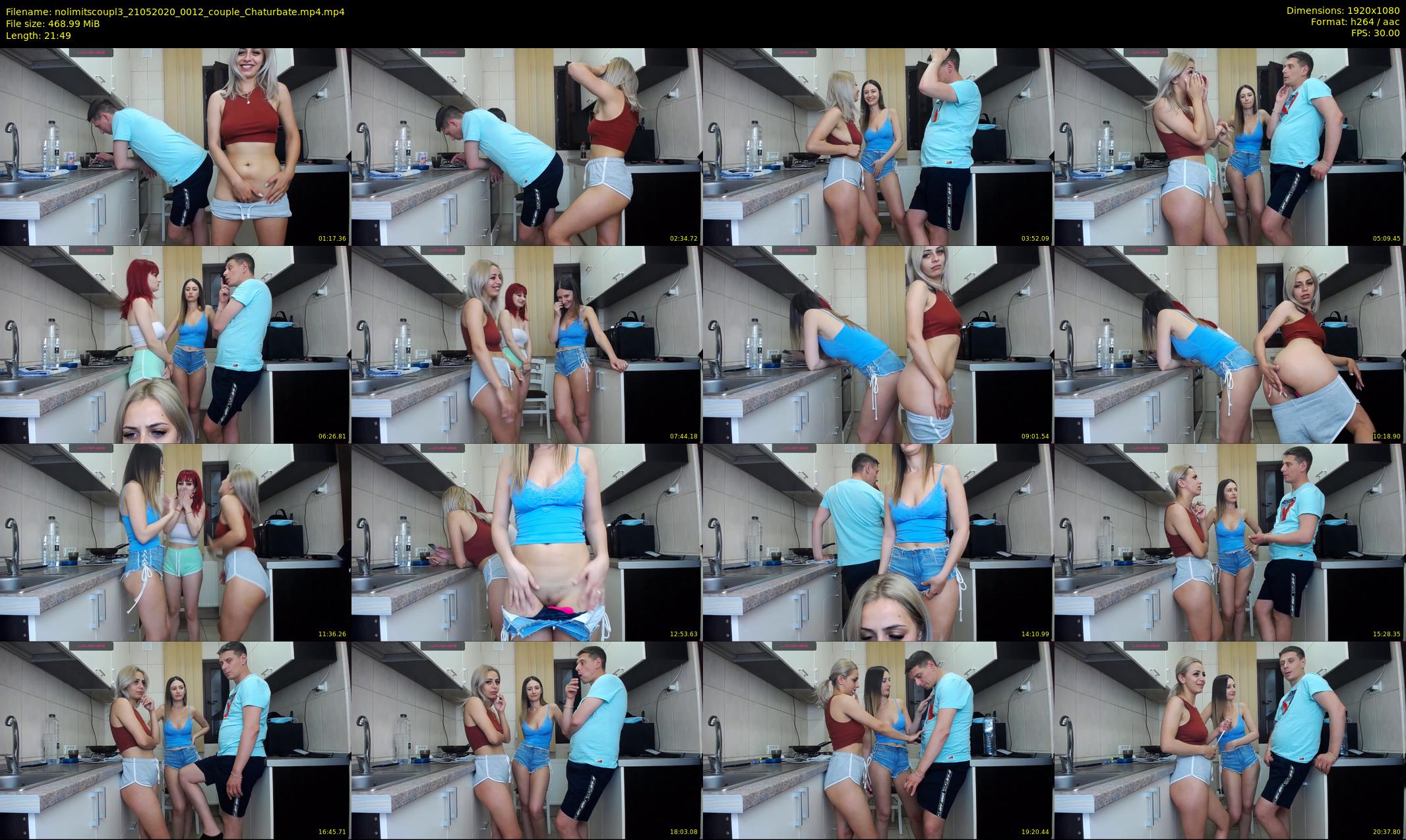 nolimitscoupl3 — 22 minute Chaturbate couple cam show recording, 1080p, May 21, 2020