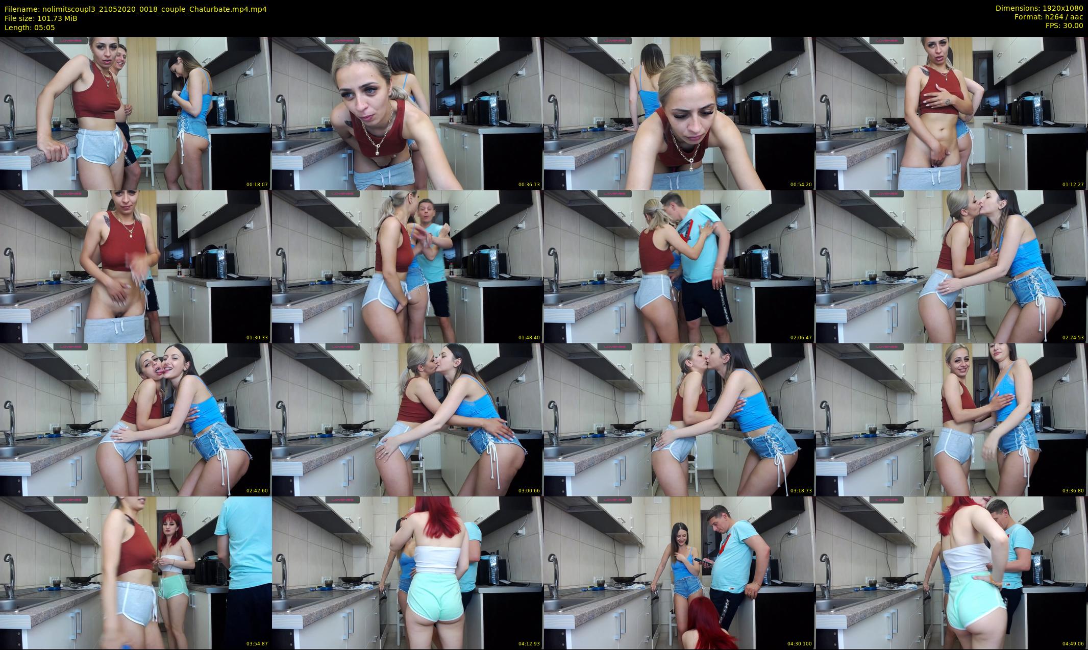 nolimitscoupl3 — 6 minute Chaturbate couple cam show recording, 1080p, May 21, 2020