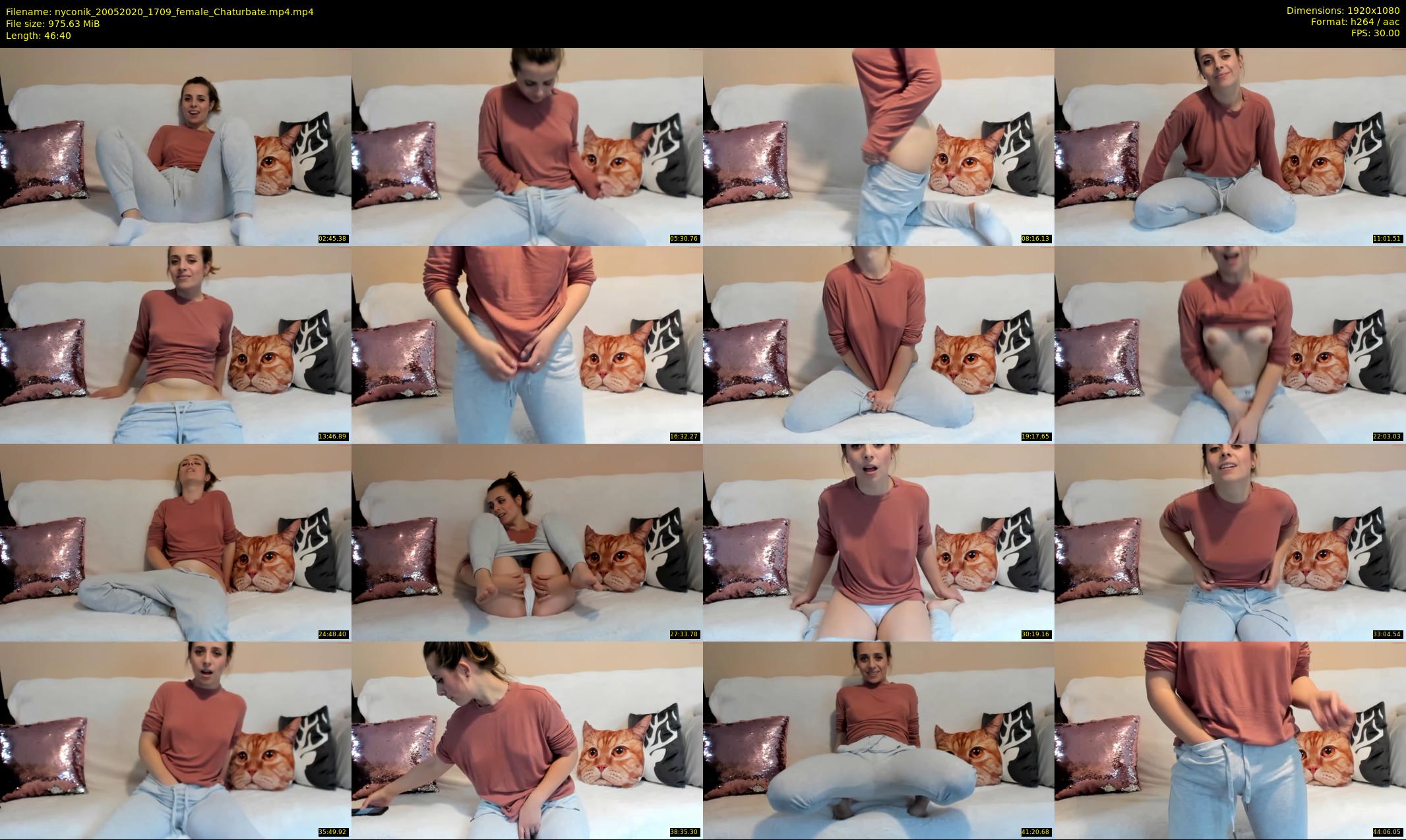 nyconik — 47 minute Chaturbate female cam show recording, 1080p, May 20, 2020