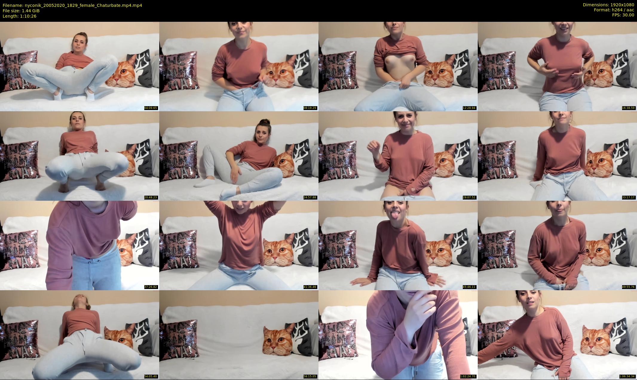 nyconik — 71 minute Chaturbate female cam show recording, 1080p, May 20, 2020