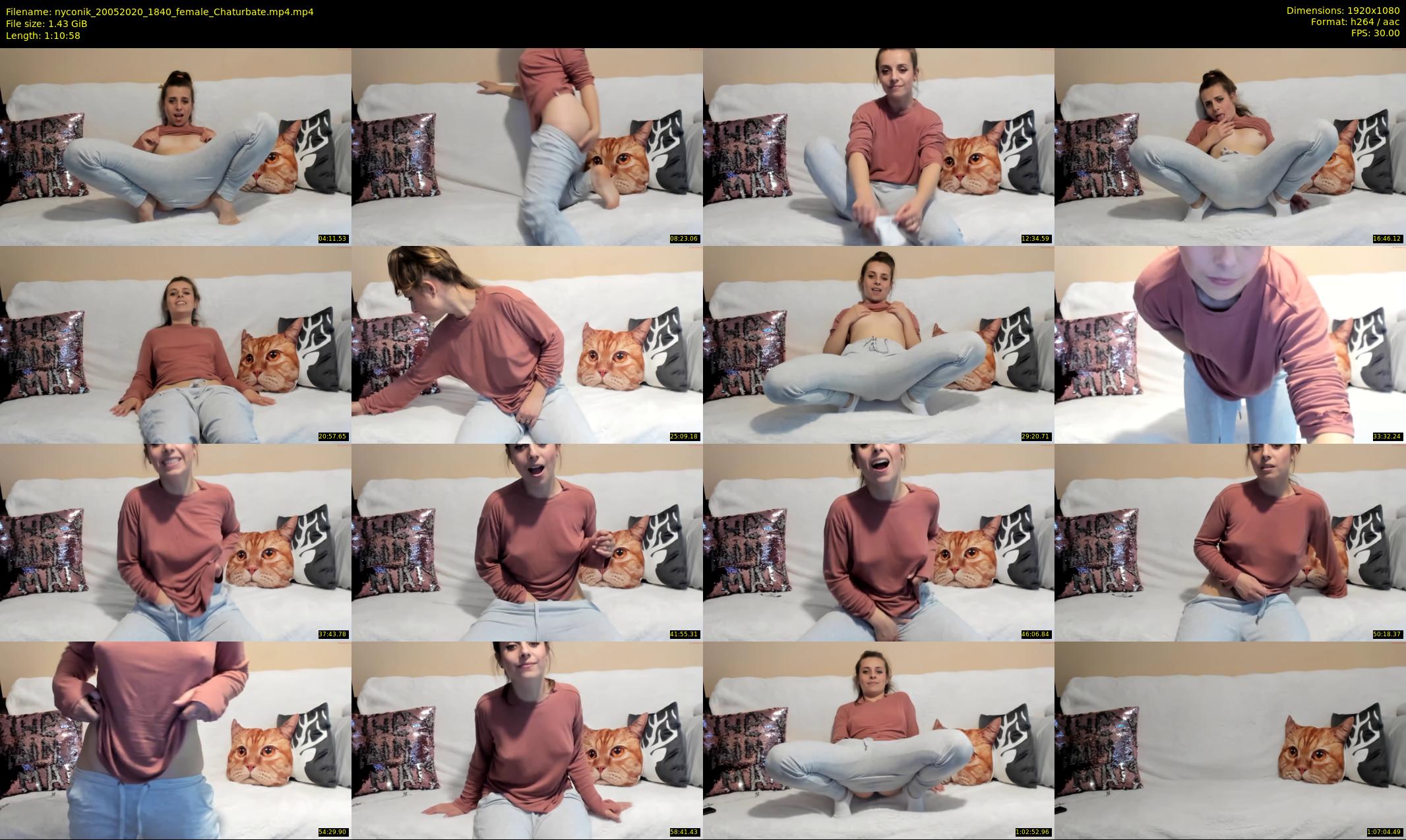 nyconik — 71 minute Chaturbate female cam show recording, 1080p, May 20, 2020