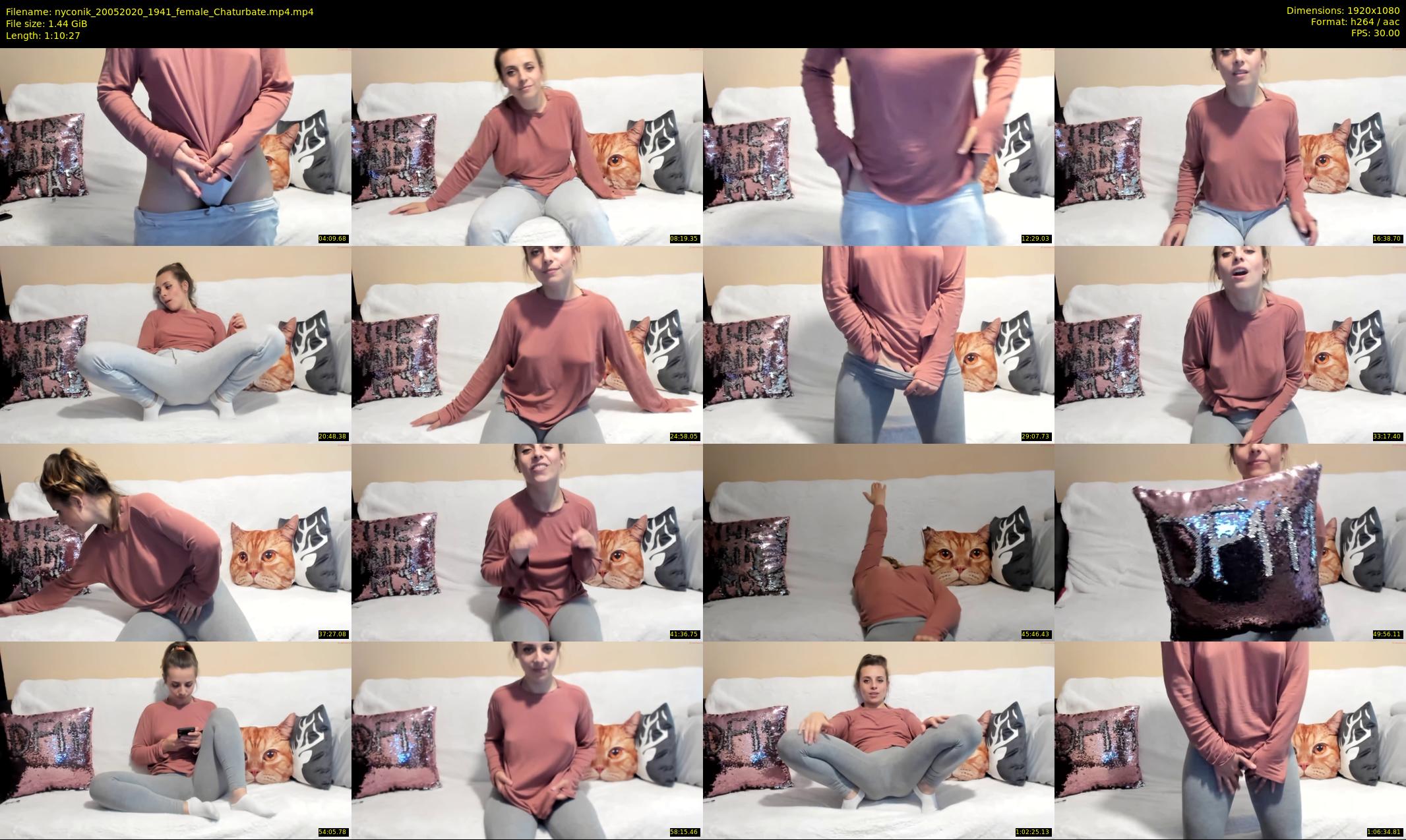 nyconik — 71 minute Chaturbate female cam show recording, 1080p, May 20, 2020