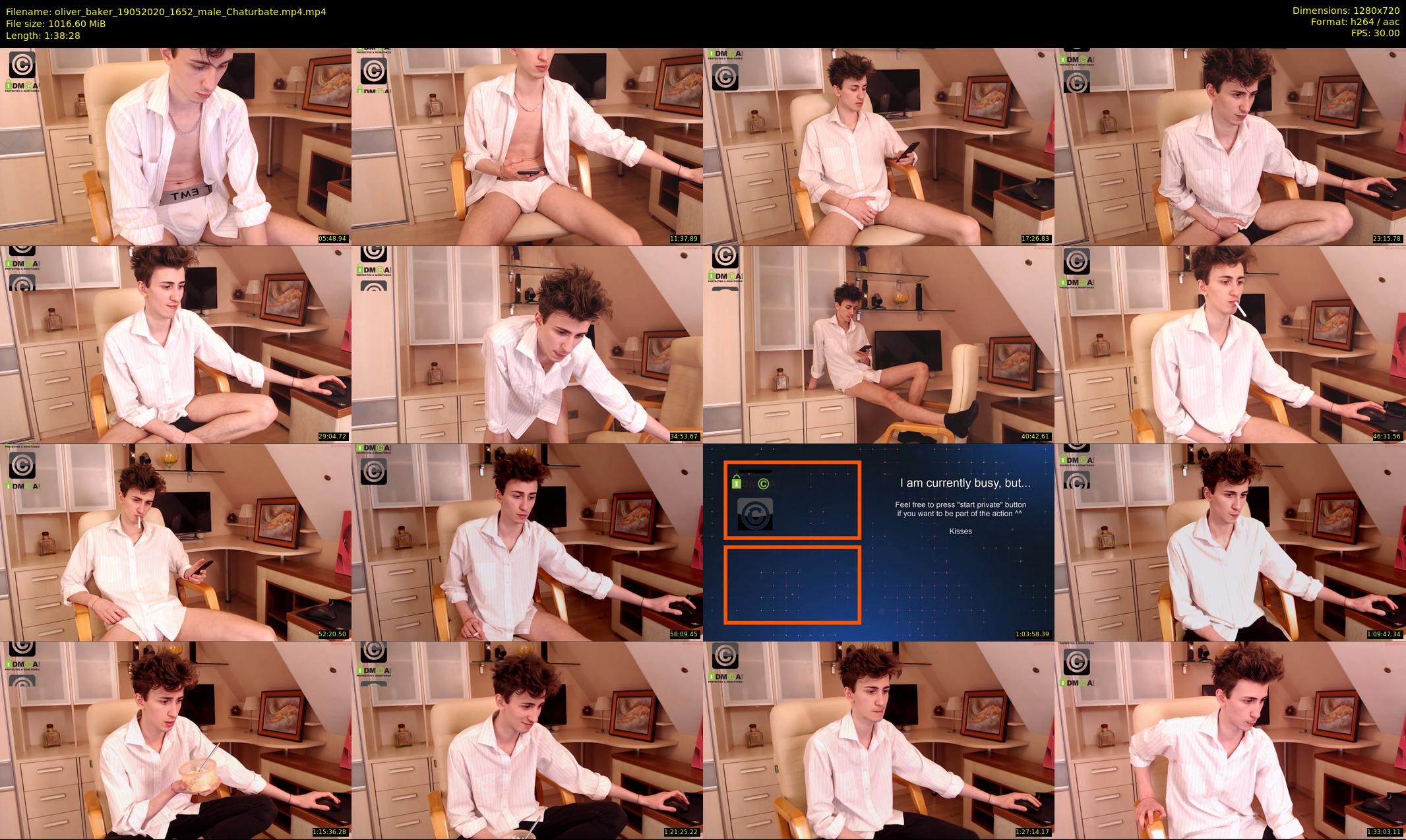 oliver_baker — 99 minute Chaturbate male cam show recording, 720p, May 19, 2020
