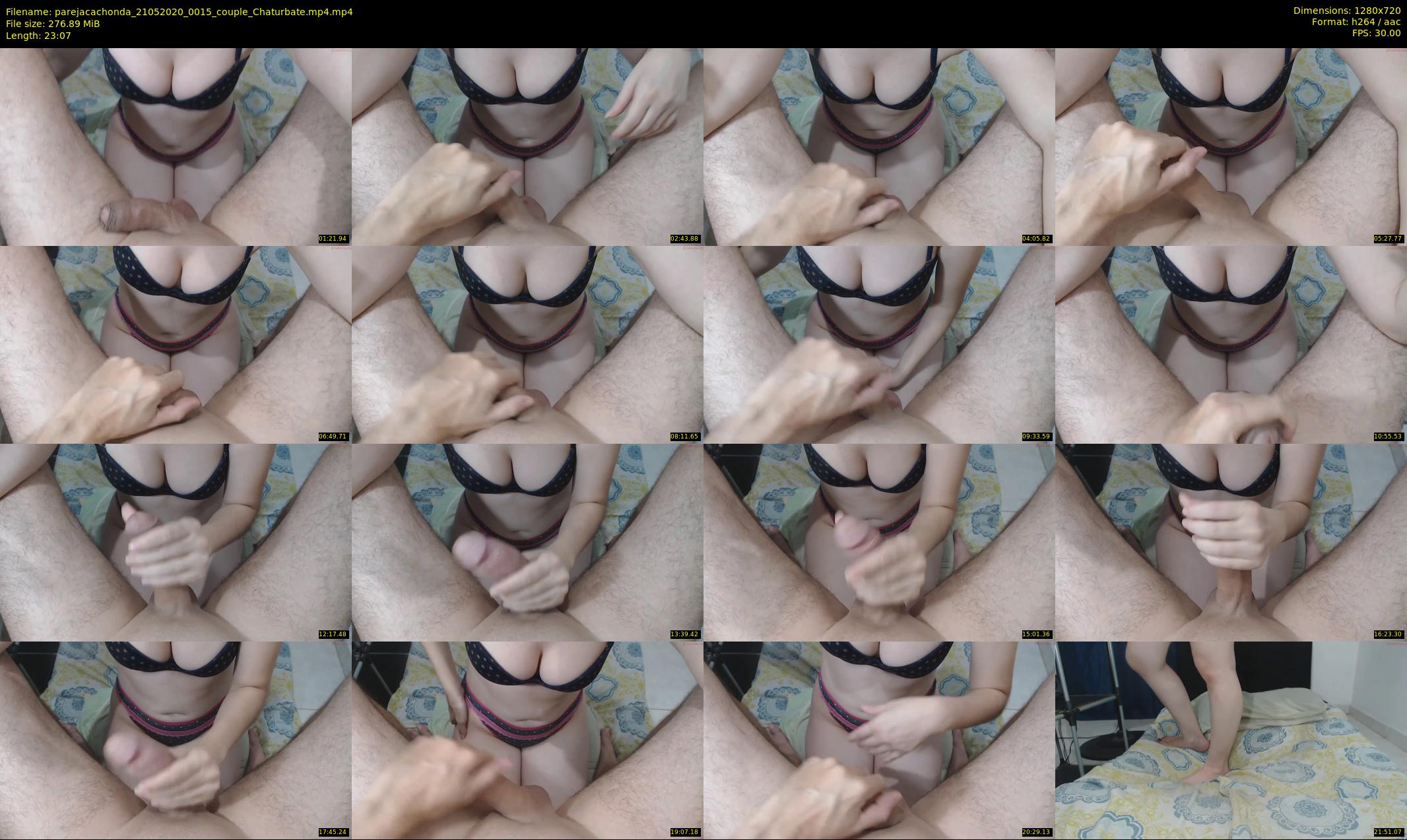 parejacachonda — 24 minute Chaturbate couple cam show recording, 720p, May 21, 2020