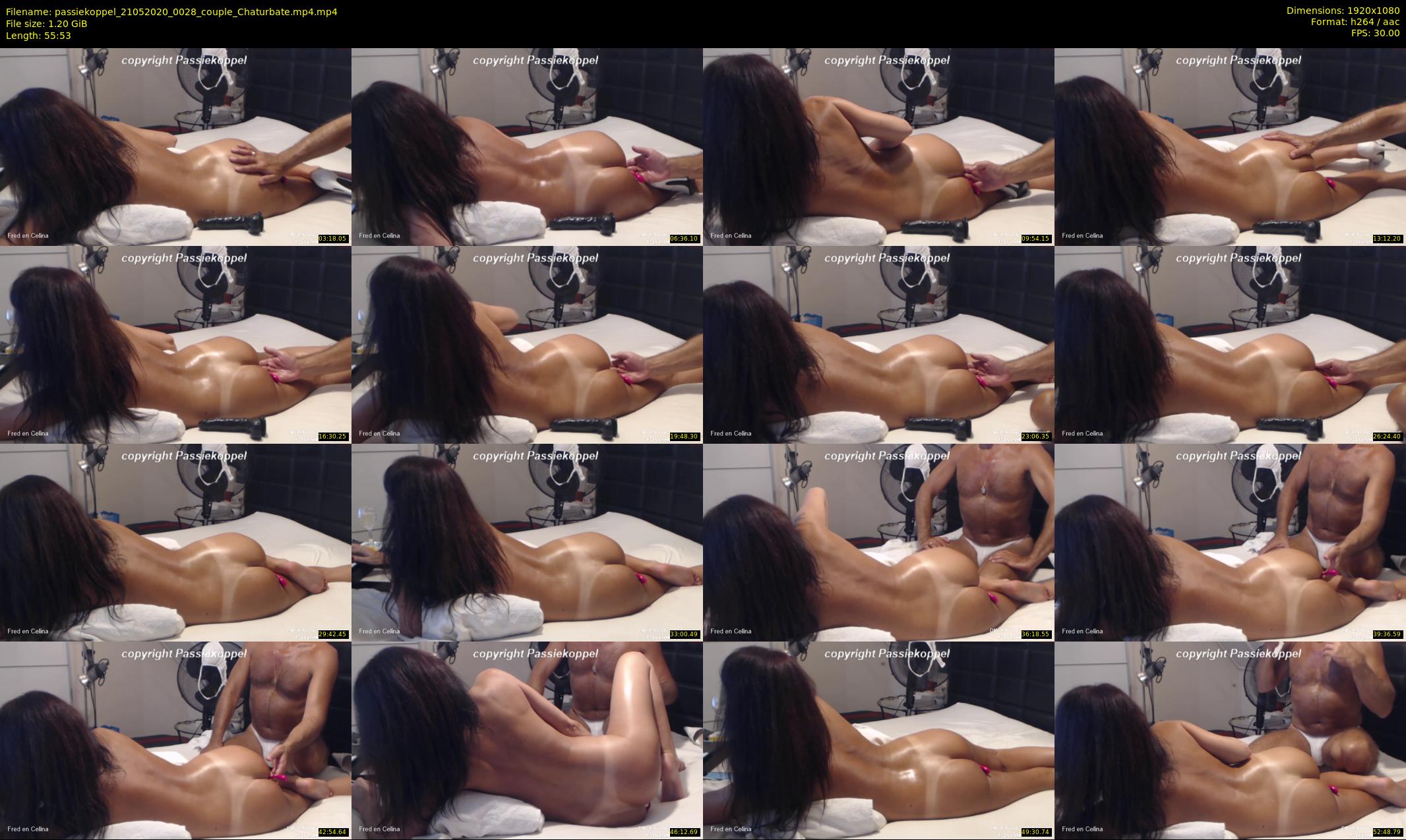 passiekoppel — 56 minute Chaturbate couple cam show recording, 1080p, May 21, 2020