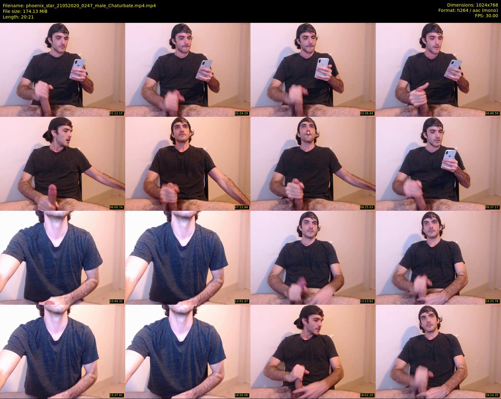 phoenix_star — 21 minute Chaturbate male cam show recording, 720p, May 21, 2020