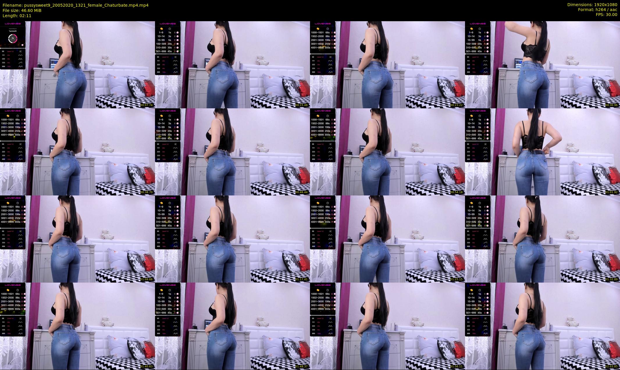 pussysweet9 — 3 minute Chaturbate female cam show recording, 1080p, May 20, 2020