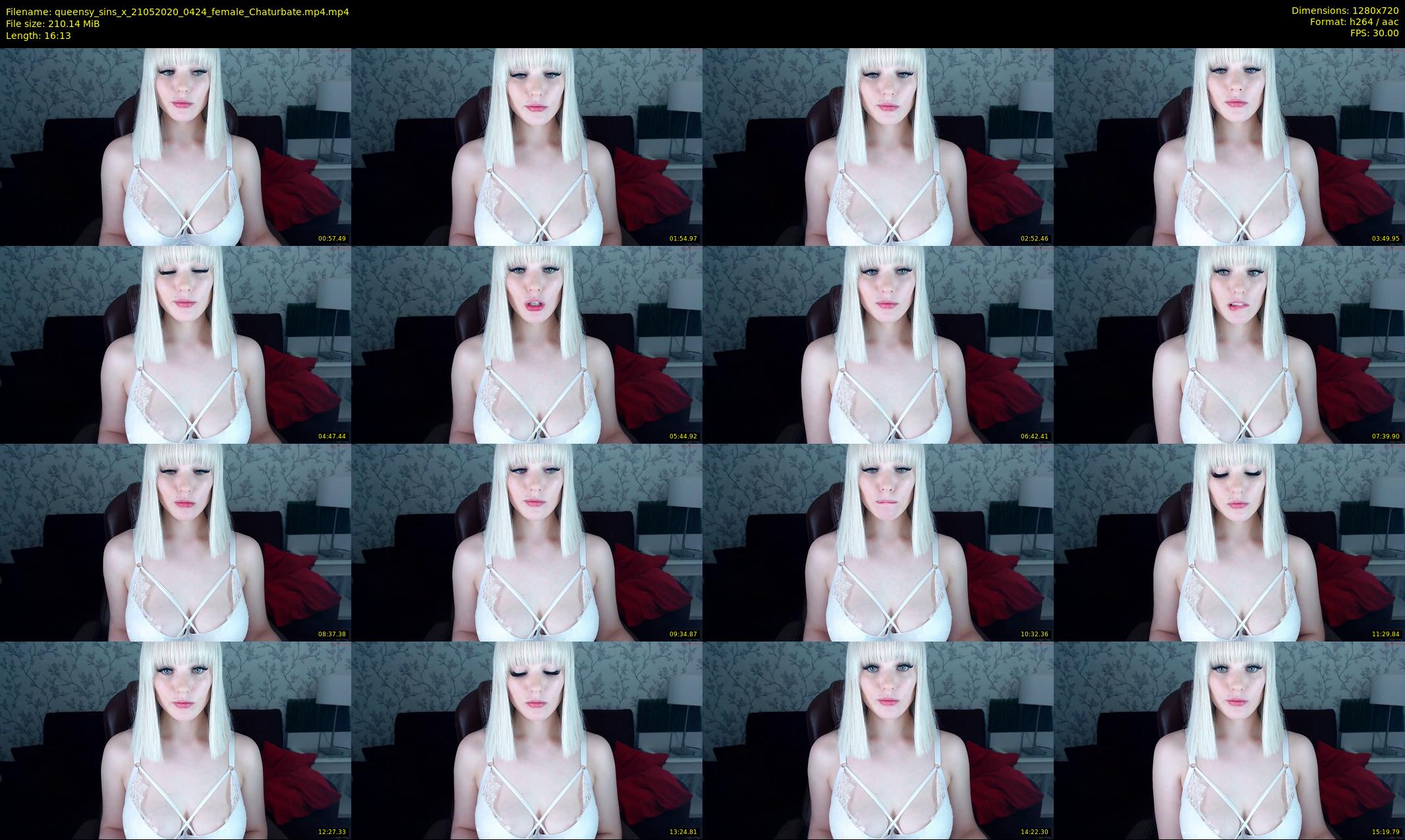 queensy_sins_x — 17 minute Chaturbate female cam show recording, 720p, May 21, 2020